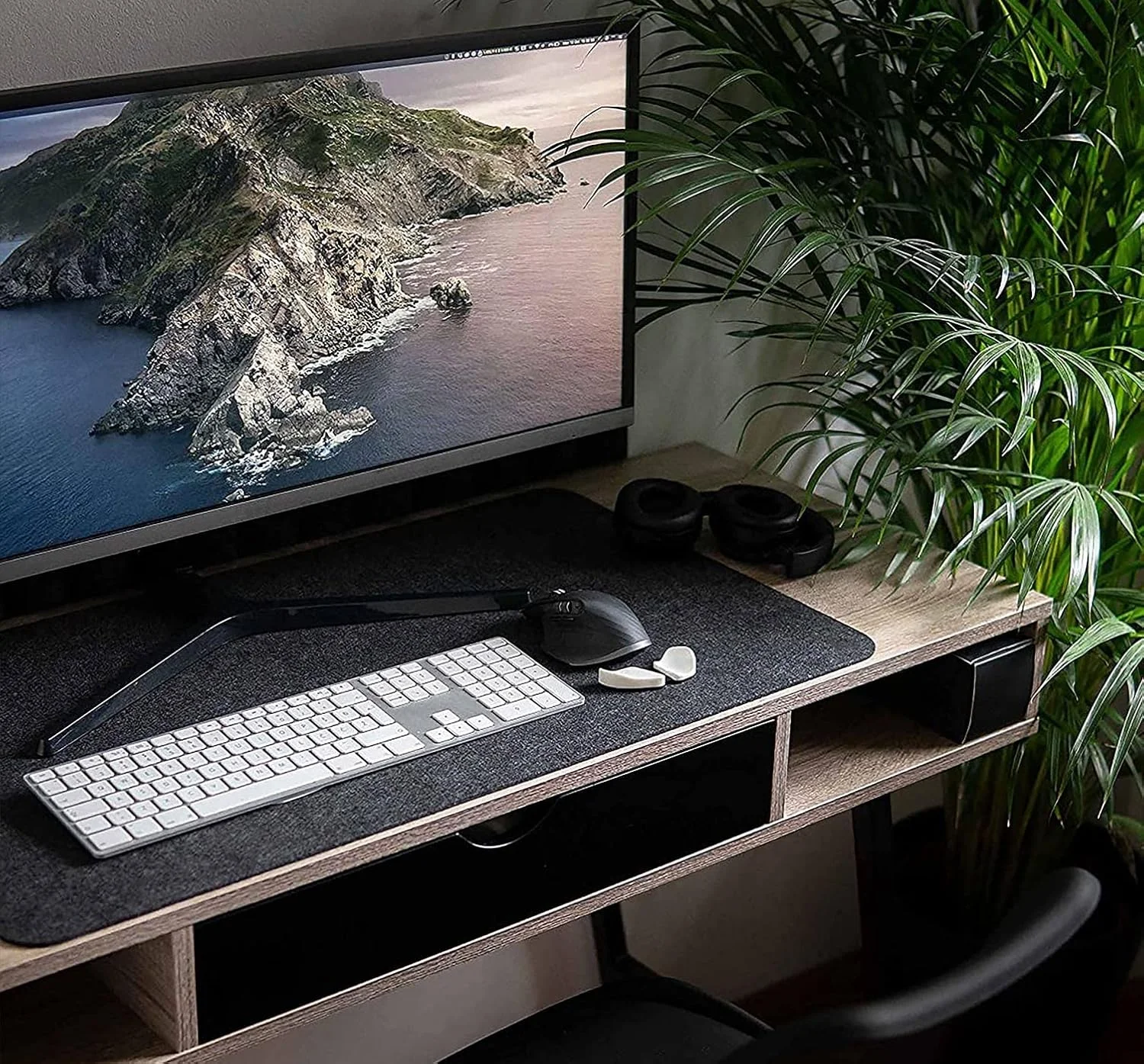 پد رومیزی THMINS سایز 100x40 سانتی متر، پد بزرگ رومیزی ضد لغزش، پد ماوس بزرگ، پد نوشتن رومیزی برای دفتر کار و منزل پد رومیزی THMINS سایز 100x40 سانتی متر، پد بزرگ رومیزی ضد لغزش، پد ماوس بزرگ، پد نوشتن رومیزی برای دفتر کار و منزل