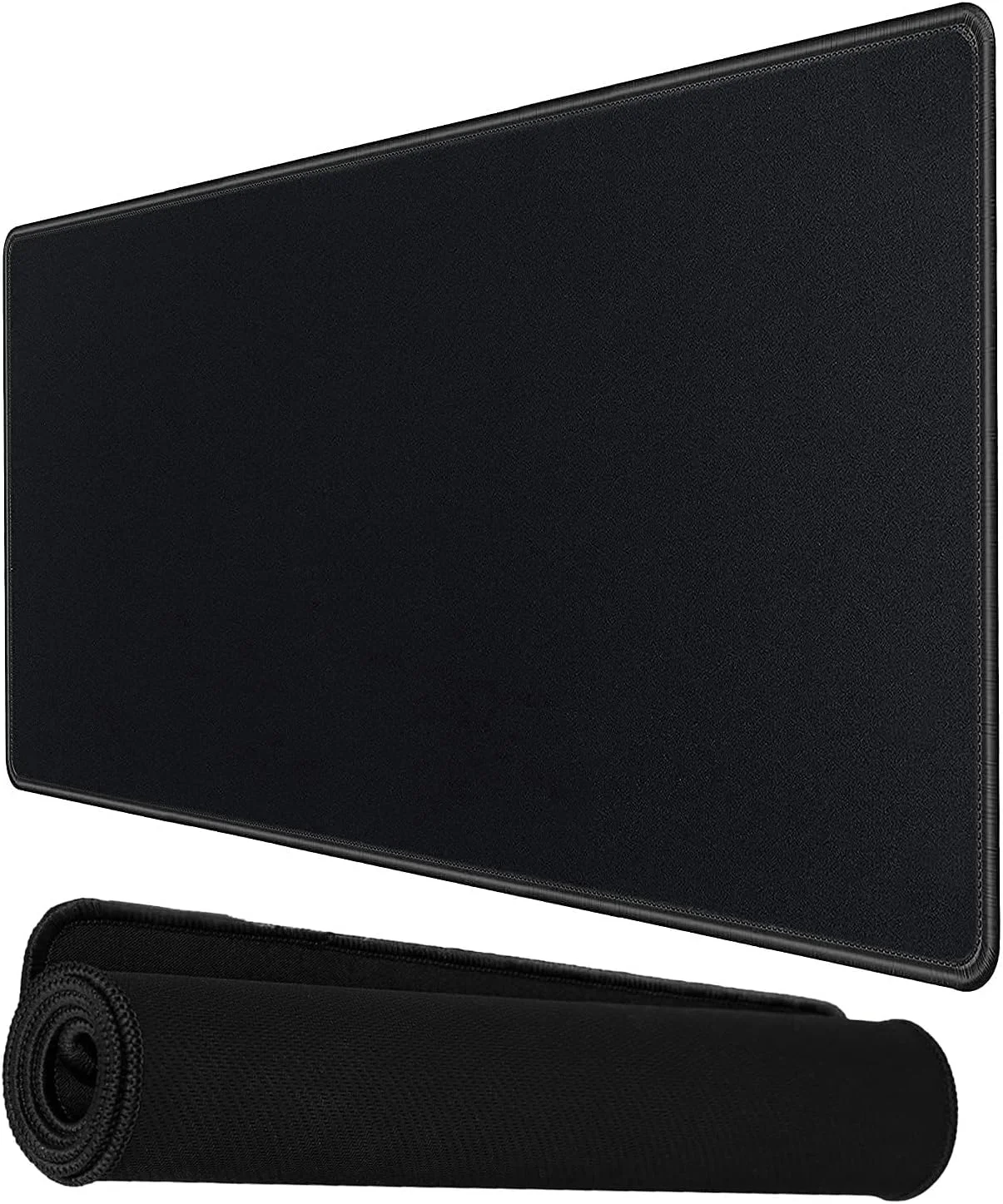 پد ماوس گیمینگ بزرگ Storite، ابعاد 900x400x2 میلی‌متر | زیرانداز میز بزرگ مقاوم در برابر آب با لبه‌های دوخته شده و پایه لاستیکی ضد لغزش برای لپ‌تاپ، کیبورد و کامپیوتر - مشکی