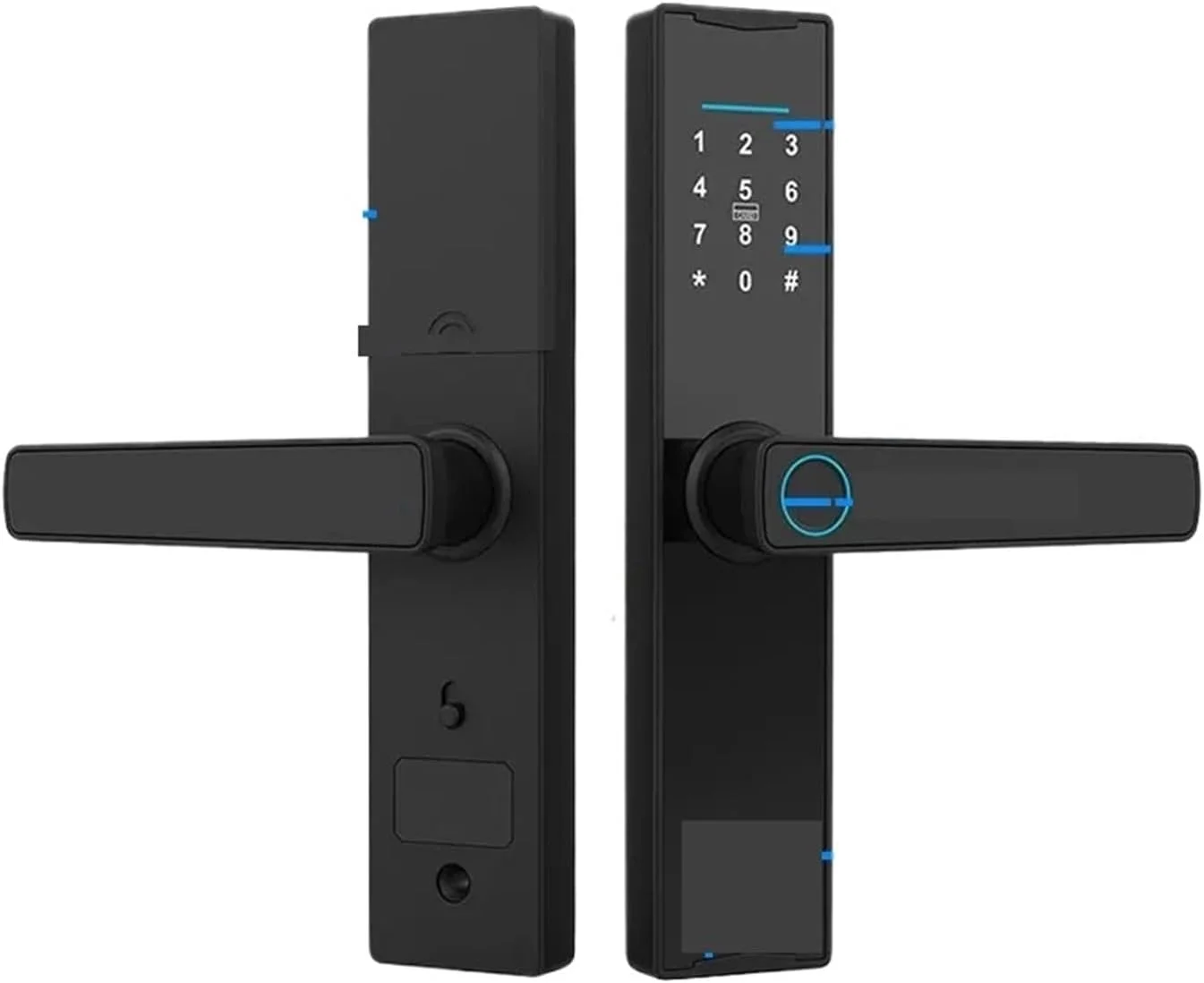 قفل درب هوشمند، قفل الکترونیکی دیجیتال هوشمند درب، قفل درب چوبی هوشمند اثر انگشتی بیومتریک (22x125 5050) قفل درب هوشمند، قفل الکترونیکی دیجیتال هوشمند درب، قفل درب چوبی هوشمند اثر انگشتی بیومتریک (22x125 5050)