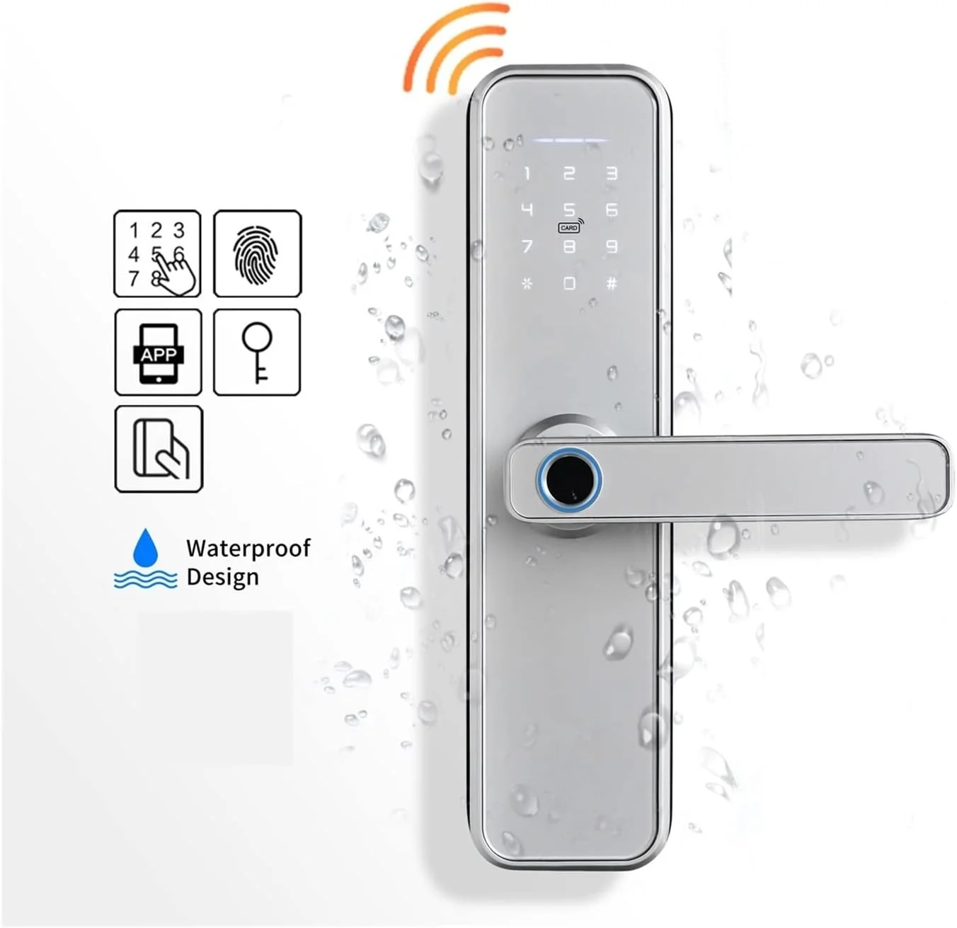 قفل هوشمند درب، قفل درب هوشمند وای فای Cerradura Inteligente، صفحه کلید لمسی رمز عبور، اثر انگشت با قفل درب دیجیتال Fechadura، قفل Deadbolt هوشمند، قفل درب ورودی (رنگ: زبانه 50 میلی متر، اندازه: M قفل هوشمند درب، قفل درب هوشمند وای فای Cerradura Inteligente، صفحه کلید لمسی رمز عبور، اثر انگشت با قفل درب دیجیتال Fechadura، قفل Deadbolt هوشمند، قفل درب ورودی (رنگ: زبانه 50 میلی متر، اندازه: M