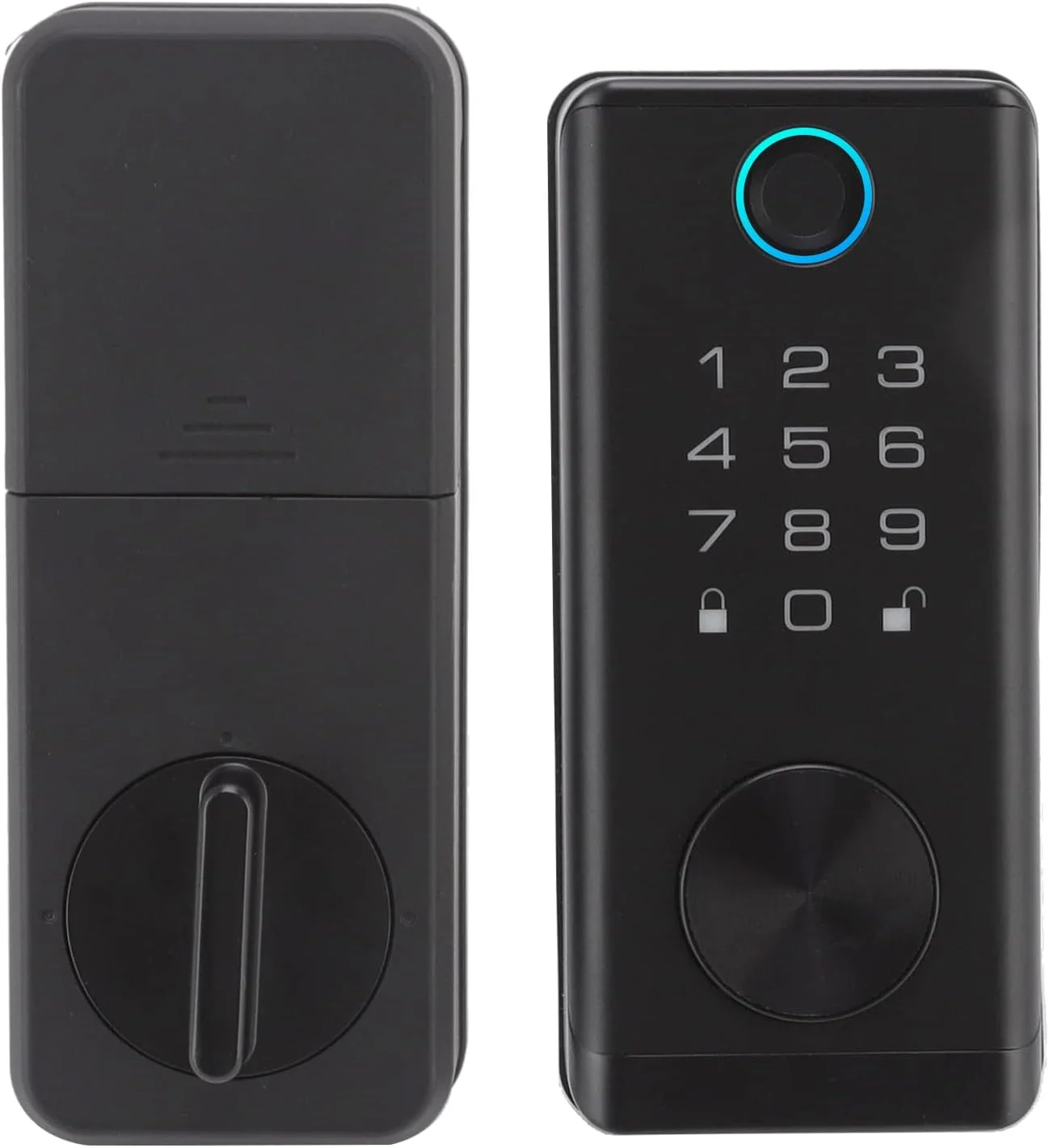 قفل درب هوشمند، قفل اثر انگشتی دیجیتال با صفحه کلید، قفل الکترونیکی هوشمند برای خانه و هتل