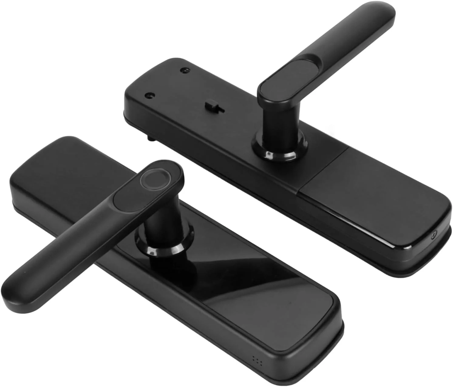 قفل هوشمند فوکیتی، پشتیبانی از برنامه، رمز عبور، اثر انگشت، کارت هوشمند، کلید مکانیکی، ورود بدون کلید 5 در 1، منبع تغذیه خارجی، قفل دیجیتال برای ضخامت درب 35 تا 55 میلی متر (مشکی) قفل هوشمند فوکیتی، پشتیبانی از برنامه، رمز عبور، اثر انگشت، کارت هوشمند، کلید مکانیکی، ورود بدون کلید 5 در 1، منبع تغذیه خارجی، قفل دیجیتال برای ضخامت درب 35 تا 55 میلی متر (مشکی)