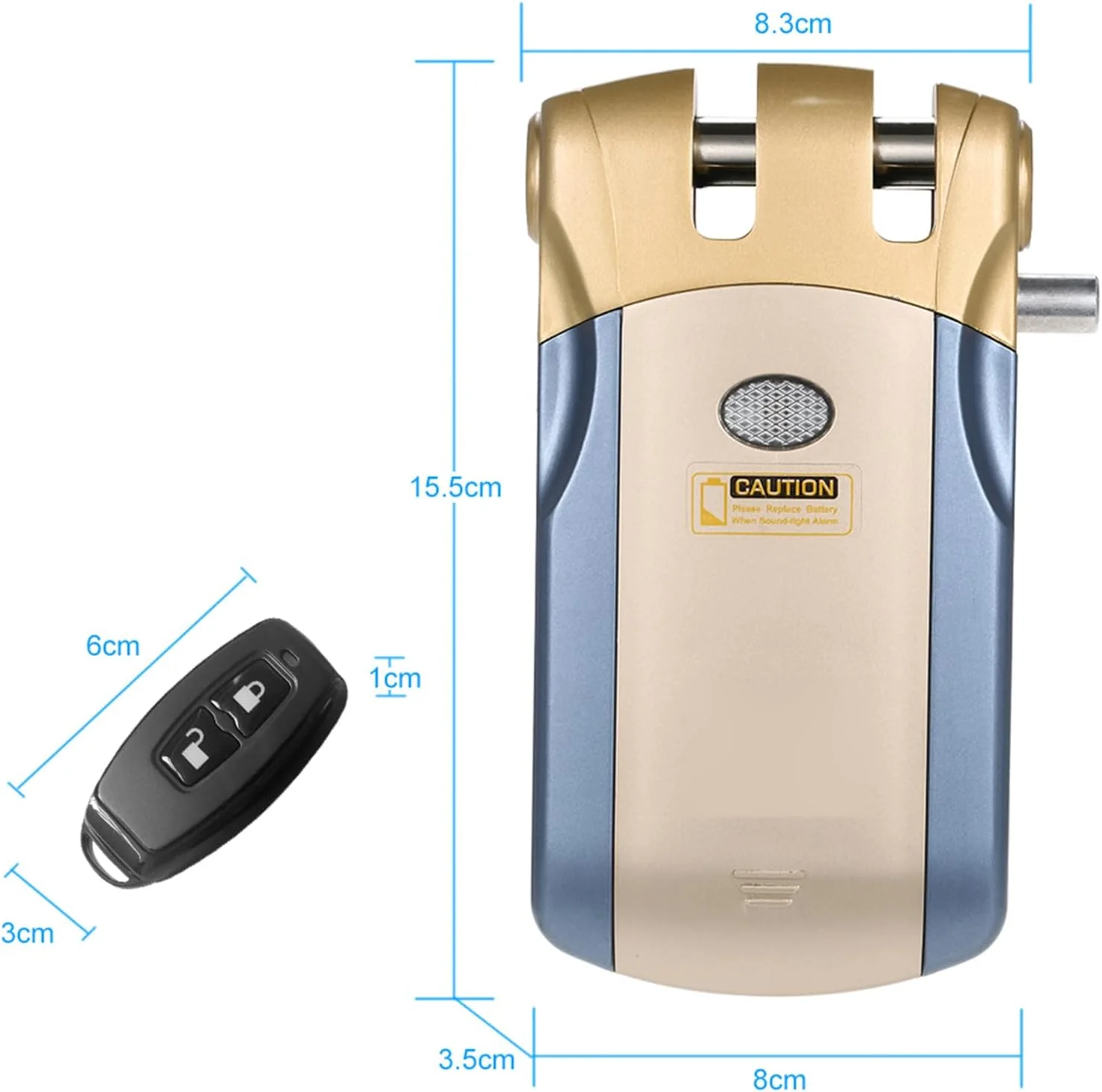 قفل هوشمند درب بدون کلید، کنترل از راه دور بیسیم، آلیاژ روی، به همراه 4 ریموت کنترل، سیستم امنیتی کنترل دسترسی ویلایی و اداری