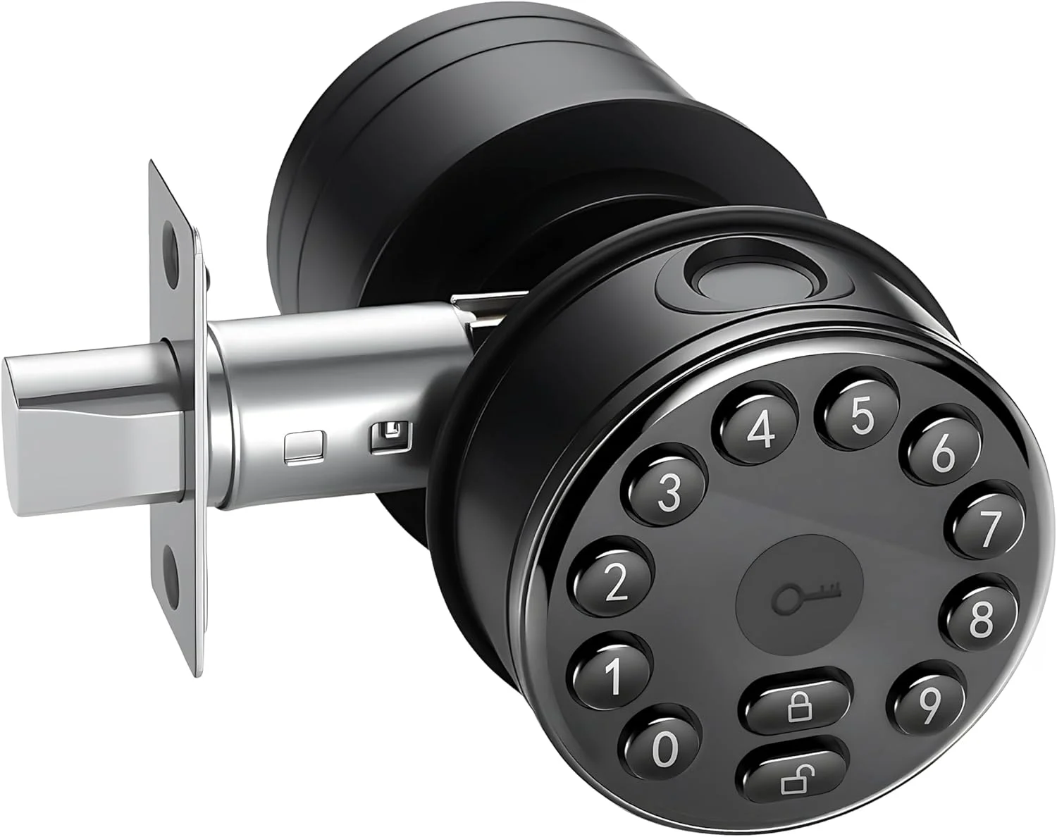 قفل درب هوشمند اثر انگشتی با صفحه کلید، کنترل از طریق برنامه، بازگشایی خودکار، قفل الکترونیکی برای درب ورودی، قفل درب دیجیتال با کد، نصب آسان برای اتاق خواب/دفاتر/هتل ها