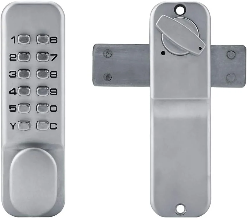 قفل درب دیجیتال، قفل درب بدون کلید، قفل ترکیبی صفحه کلید دیجیتال مکانیکی، دستگیره اهرمی روی درب، امنیت رمز عبور برای درب ورودی، درب های بیرونی، خانه و اداره