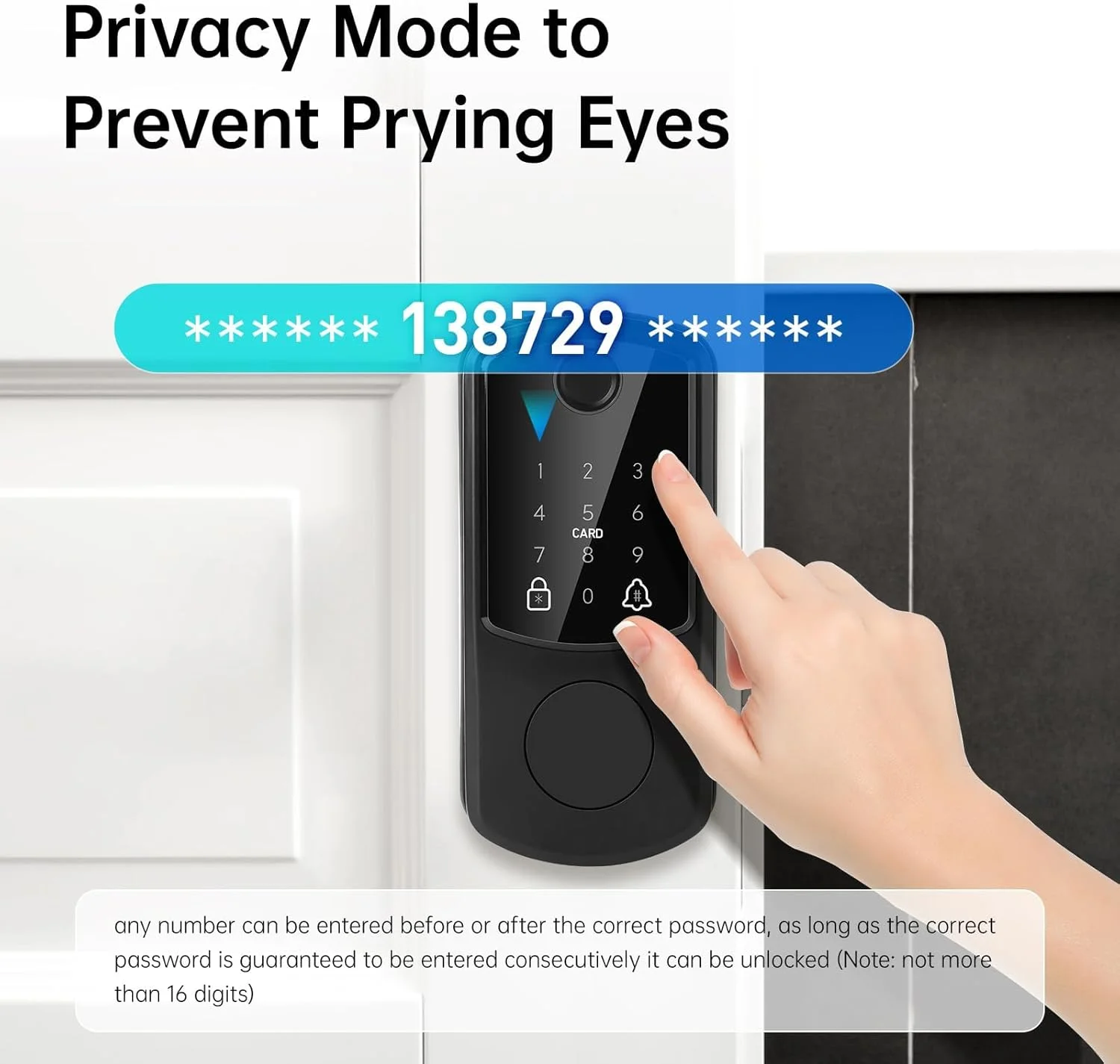 قفل درب، قفل اثر انگشت هوشمند بدون کلید با صفحه کلید دیجیتال، قفل های هوشمند برای درب ورودی، قفل درب هوشمند دیجیتال با کد، قفل الکترونیکی خودکار، مشکی قفل درب، قفل اثر انگشت هوشمند بدون کلید با صفحه کلید دیجیتال، قفل های هوشمند برای درب ورودی، قفل درب هوشمند دیجیتال با کد، قفل الکترونیکی خودکار، مشکی