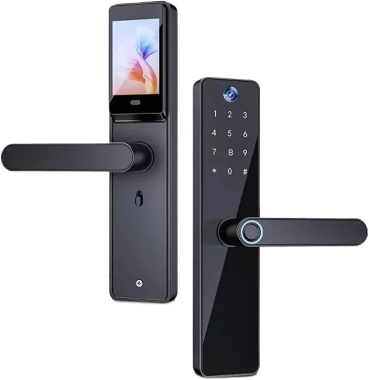 قفل درب هوشمند، قفل دیجیتال الکترونیکی هوشمند و ضدآب IP66 با صفحه کلید برای درب ورودی برای ضخامت درب 35-100 میلی متر (22X220(5050)) قفل درب هوشمند، قفل دیجیتال الکترونیکی هوشمند و ضدآب IP66 با صفحه کلید برای درب ورودی برای ضخامت درب 35-100 میلی متر (22X220(5050))