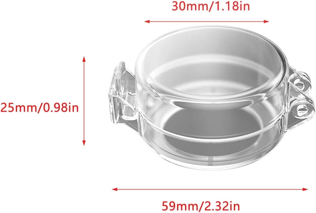محافظ قفل کودک درب، بسته 3 عددی، شفاف و چسبی برای جلوگیری از قفل شدن ناخواسته درب، مناسب برای قفل های دیجیتال، رمزی و اثر انگشتی، قطر خارجی 3 سانتی متر
