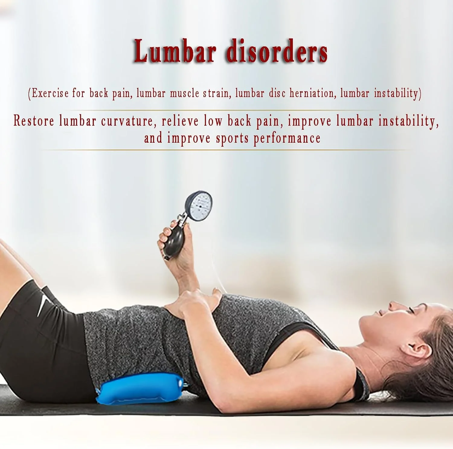 دستگاه بازخورد فشار بیولوژیکی، ابزار توانبخشی عضلات مرکزی گردن و کمر، پیشگیری و بهبود درد پایین کمر و گردن، و بهبود ثبات مرکزی - تصویر 3