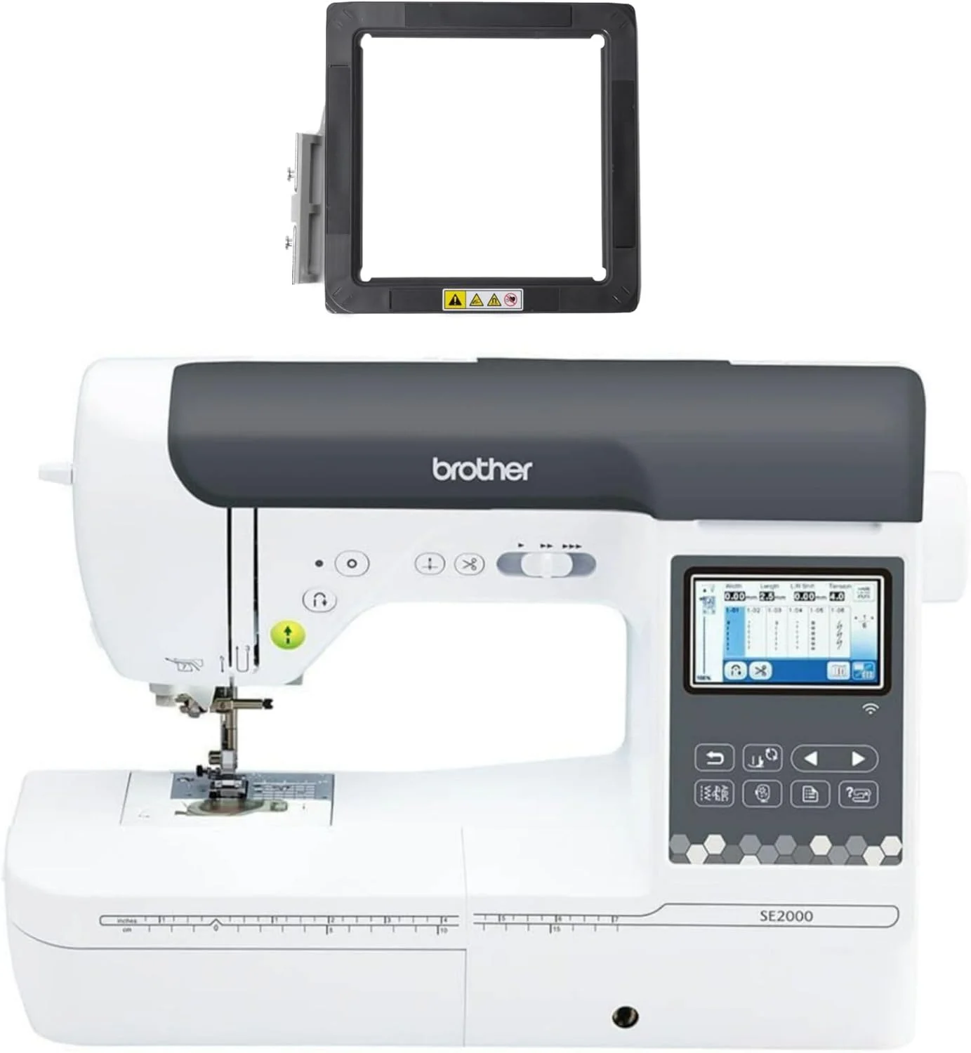 برادر SE2000، SAMF180N، فلزی، سفید