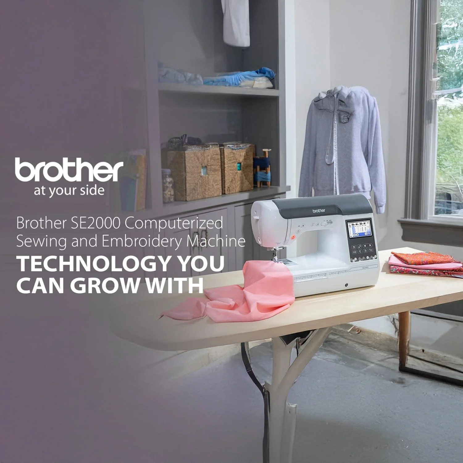 برادر SE2000، SAMF180N، فلزی، سفید برادر SE2000، SAMF180N، فلزی، سفید