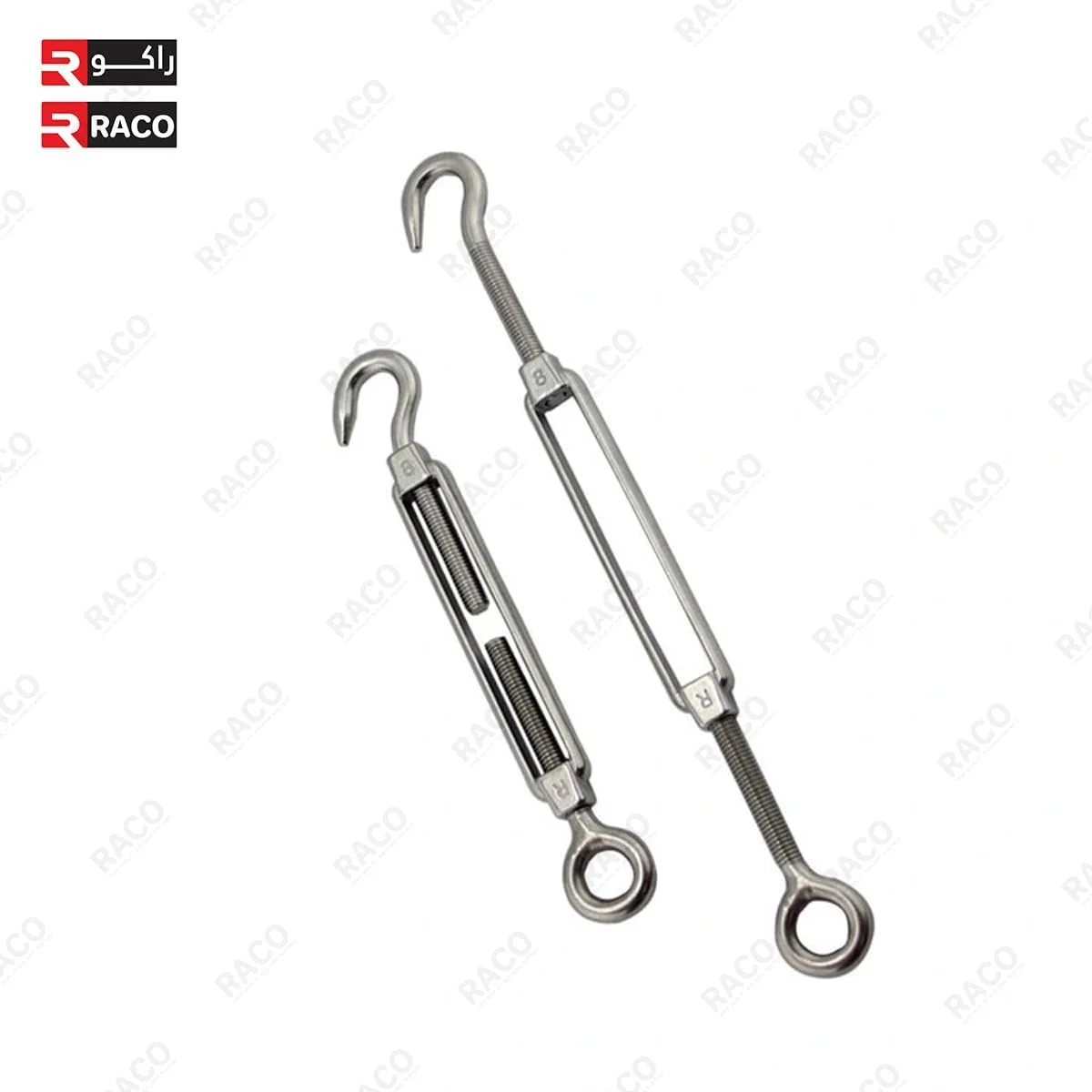 مهارکش قلاب و چشمی سیم بکسل RACO (بسته 10 عددی، 6 میلی متر) مهارکش قلاب و چشمی سیم بکسل RACO (بسته 10 عددی، 6 میلی متر)