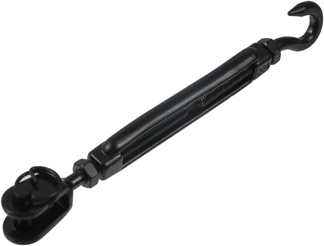 دو عدد مهارکش M5، فولاد ضد زنگ 304، دهانه و قلاب سنگین، سیم بکسل مهارکش برای کابل ها، نصب طناب چادر