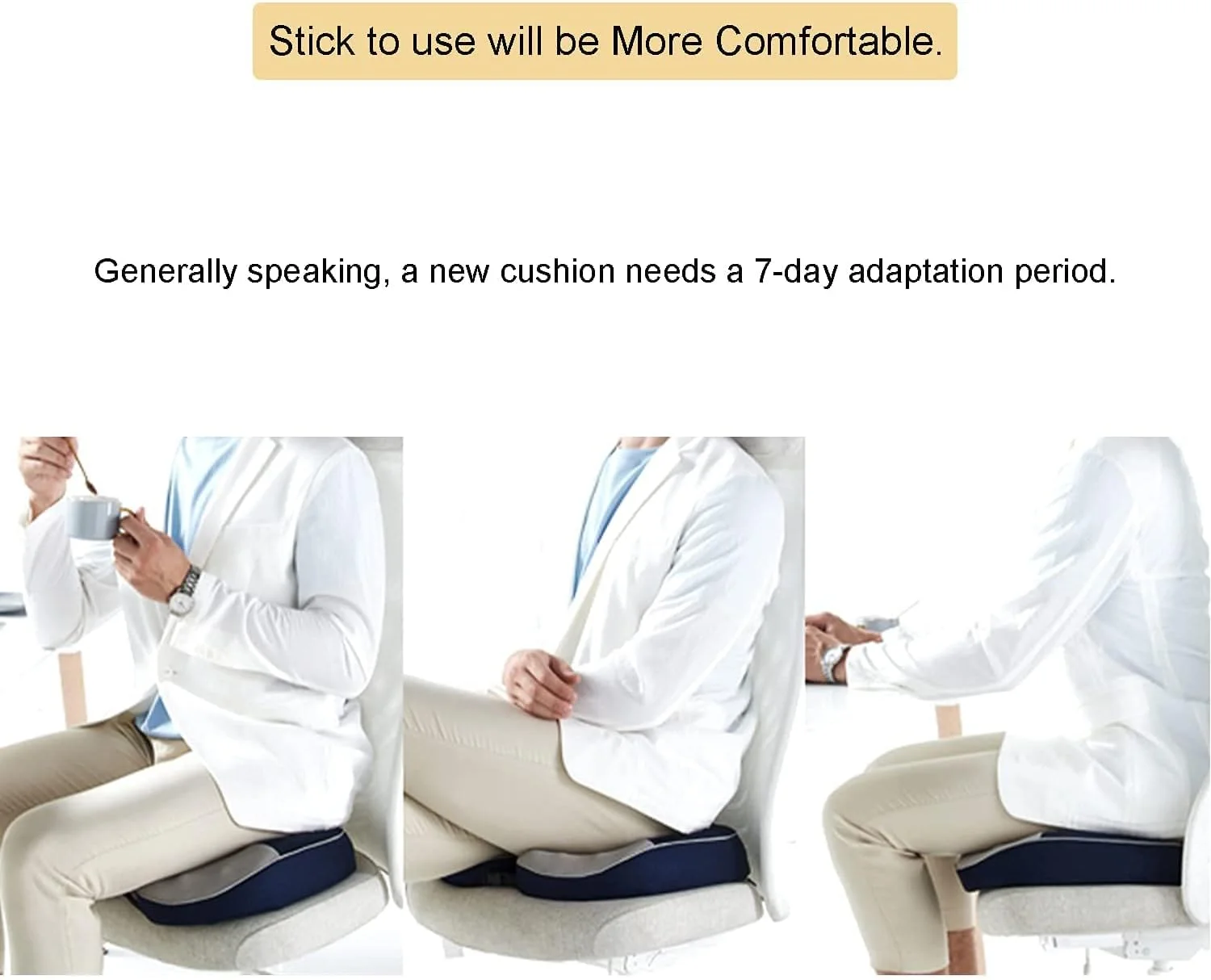 بالشتک دوناتی ممتاز AYF، بالشتک صندلی فوم حافظه دار بامبو برای خانه، صندلی اداری، ماشین، کاهش درد دنبالچه (خاکستری تیره) بالشتک دوناتی ممتاز AYF، بالشتک صندلی فوم حافظه دار بامبو برای خانه، صندلی اداری، ماشین، کاهش درد دنبالچه (خاکستری تیره)