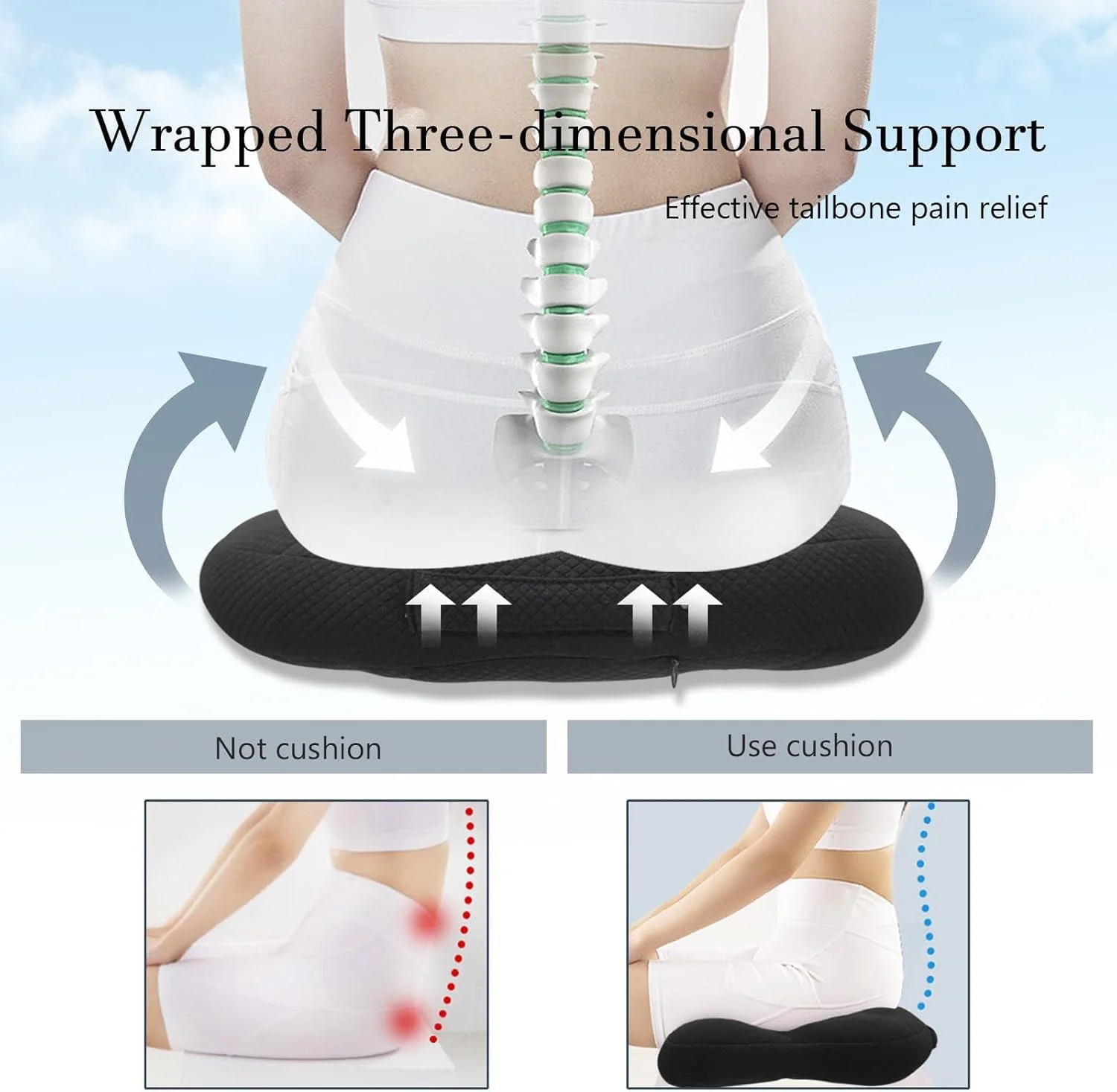 بالشتک صندلی آزونه برای دفتر کار، صندلی تقویت کننده خودرو برای بزرگسالان، بالشتک صندلی منحنی توخالی که بعد از نشستن طولانی مدت باعث خستگی شما نمی شود، برای تسکین درد کمر، دنبالچه، سیاتیک بالشتک صندلی آزونه برای دفتر کار، صندلی تقویت کننده خودرو برای بزرگسالان، بالشتک صندلی منحنی توخالی که بعد از نشستن طولانی مدت باعث خستگی شما نمی شود، برای تسکین درد کمر، دنبالچه، سیاتیک