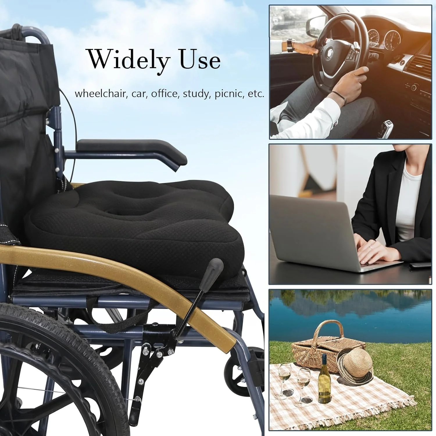 بالشتک صندلی آزونه برای دفتر کار، صندلی تقویت کننده خودرو برای بزرگسالان، بالشتک صندلی منحنی توخالی که بعد از نشستن طولانی مدت باعث خستگی شما نمی شود، برای تسکین درد کمر، دنبالچه، سیاتیک بالشتک صندلی آزونه برای دفتر کار، صندلی تقویت کننده خودرو برای بزرگسالان، بالشتک صندلی منحنی توخالی که بعد از نشستن طولانی مدت باعث خستگی شما نمی شود، برای تسکین درد کمر، دنبالچه، سیاتیک