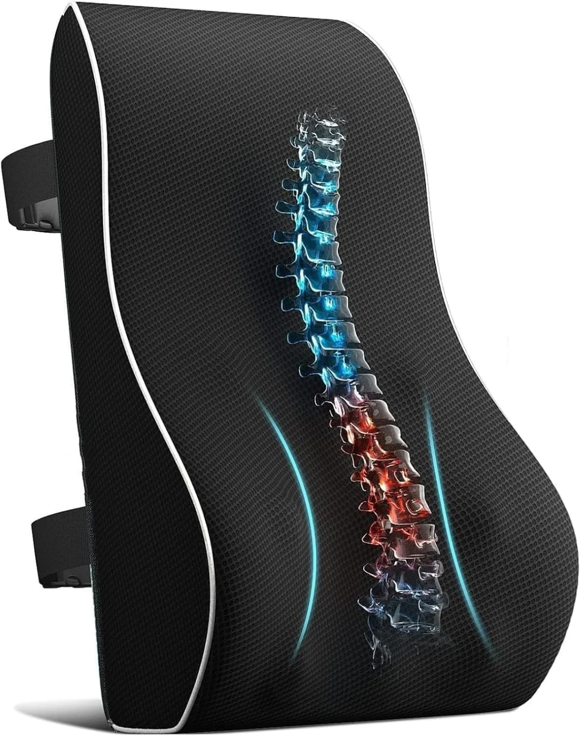 بالشتک پشتی کمری برای صندلی اداری، پشتیبانی از کمر صندلی اداری، بالشتک پشتی برای خودرو، کامپیوتر، صندلی گیمینگ، فوم حافظهدار برای تسکین درد کمر و بهبود وضعیت بدنی بالشتک پشتی کمری برای صندلی اداری، پشتیبانی از کمر صندلی اداری، بالشتک پشتی برای خودرو، کامپیوتر، صندلی گیمینگ، فوم حافظهدار برای تسکین درد کمر و بهبود وضعیت بدنی