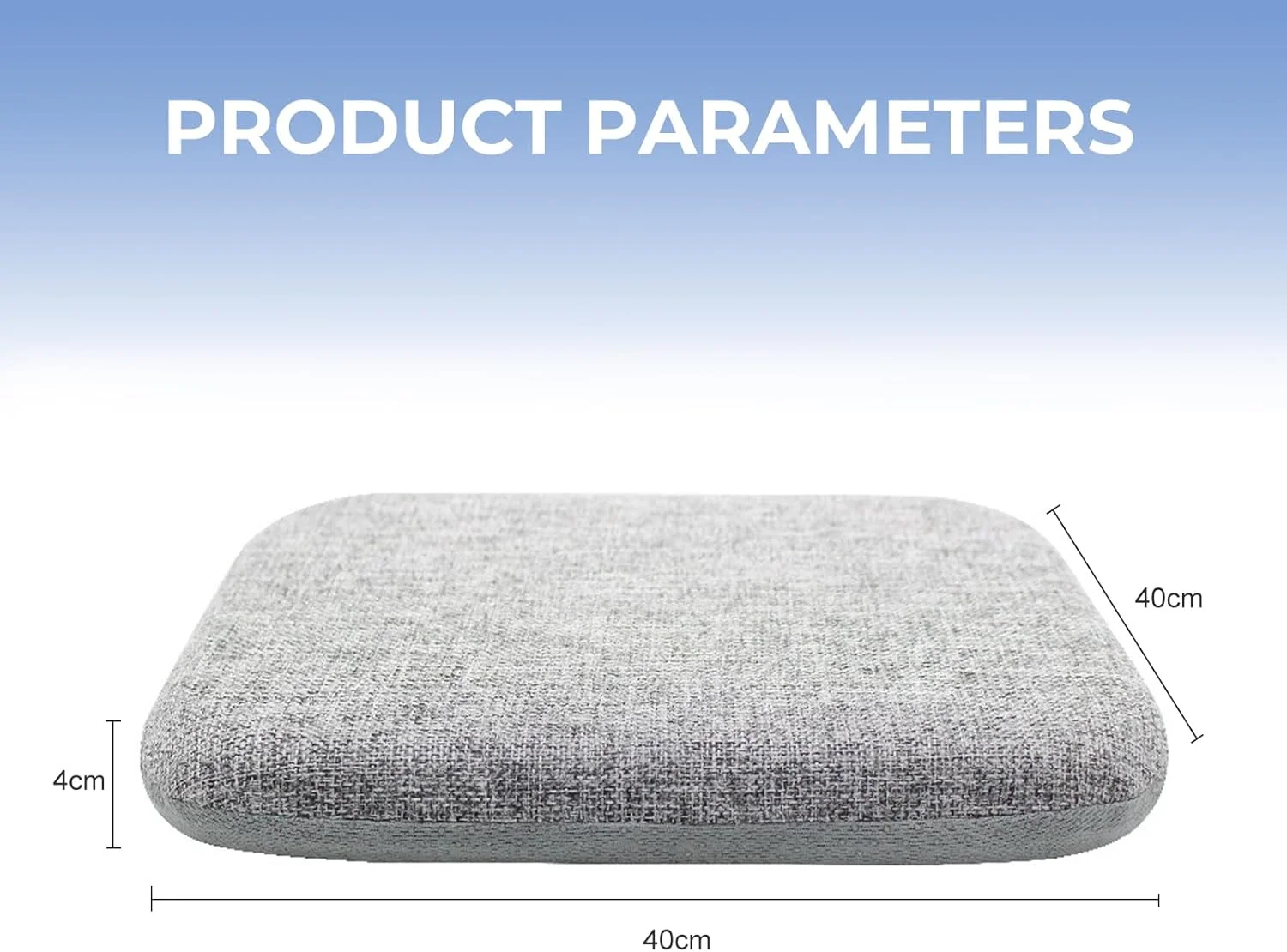 بالشتک صندلی فوم حافظه دار Beauenty برای صندلی ناهار خوری، پد و کوسن صندلی آشپزخانه ضد لغزش با بند و روکش قابل شستشو، برای تسکین و راحتی. خاکستری (جنس پارچه کتانی) بالشتک صندلی فوم حافظه دار Beauenty برای صندلی ناهار خوری، پد و کوسن صندلی آشپزخانه ضد لغزش با بند و روکش قابل شستشو، برای تسکین و راحتی. خاکستری (جنس پارچه کتانی)