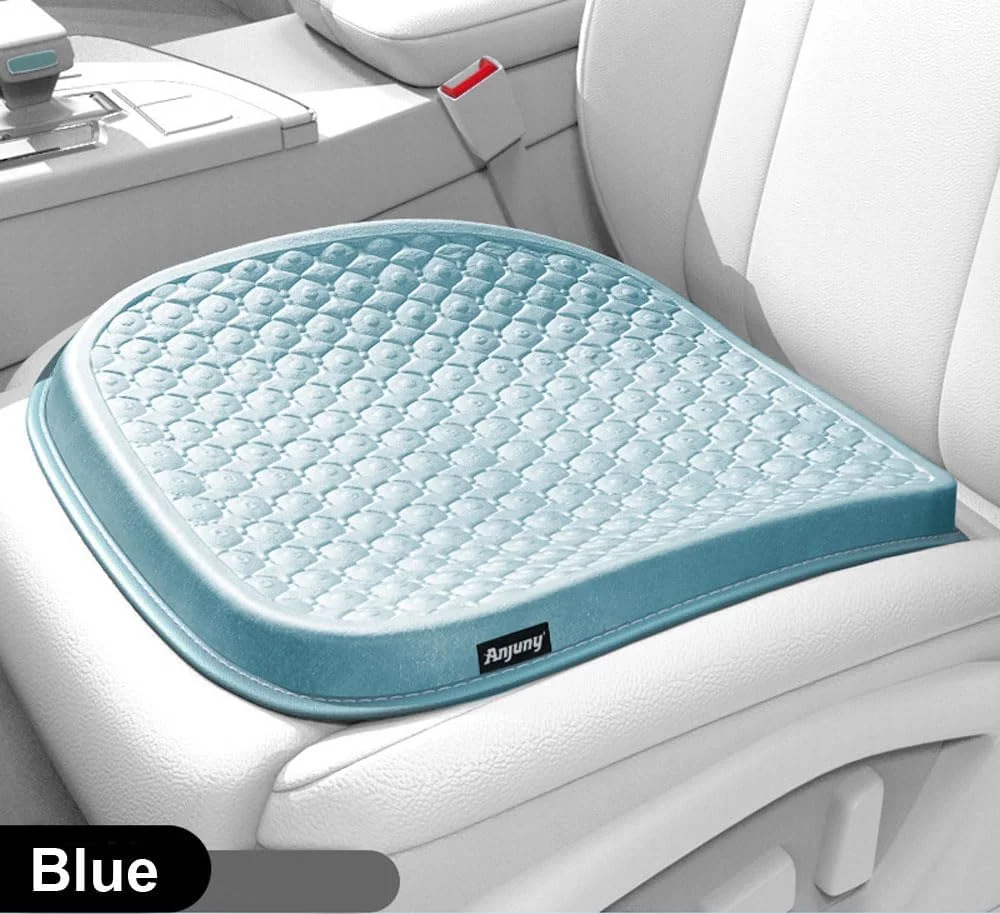 بالشتک صندلی بیوتی، بالشتک ژله ای بزرگ و ضخیم صندلی، پشتیبانی قوی، تسکین دهنده سیاتیک و کمردرد، خنک و قابل تنفس مناسب به عنوان بالشتک صندلی اداری، بالشتک صندلی ماشین، بالشتک ویلچر