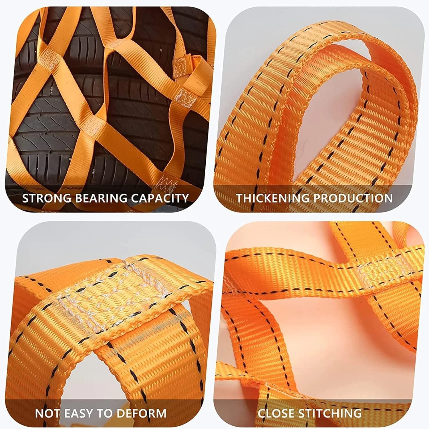 تور حمل بار اجسام سنگین - تور حمل بار پالت، تور تخت حمل بار، تسمه های ایمنی تور حمل بار، تور صخره نوردی فضای باز، تور حمل بار ون، تسمه های جابجایی مواد با قابلیت تحمل بار قوی (اندازه: 2 در 2)