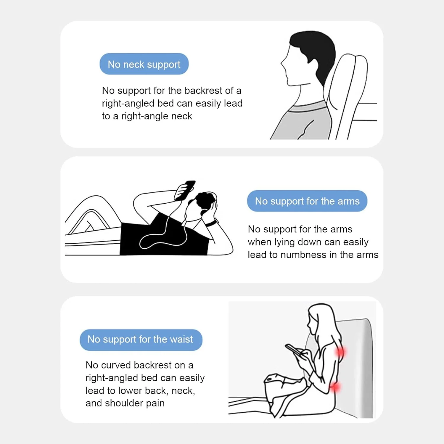 بالش تخت، پد نرم و راحت، بالش کوسن سر خانگی، برای آرامش، ریکاوری و آسایش روزانه اتاق خواب در دوران بارداری بالش تخت، پد نرم و راحت، بالش کوسن سر خانگی، برای آرامش، ریکاوری و آسایش روزانه اتاق خواب در دوران بارداری