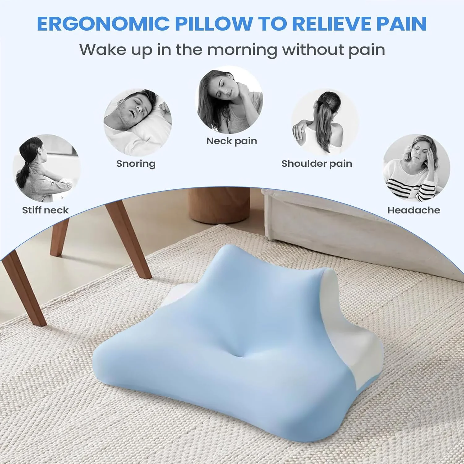 بالش خواب، پد نرم و راحت | بالش ریکاوری خواب | برای آرامش روزانه، دوران بارداری، بهبود و آسایش اتاق خواب بالش خواب، پد نرم و راحت | بالش ریکاوری خواب | برای آرامش روزانه، دوران بارداری، بهبود و آسایش اتاق خواب