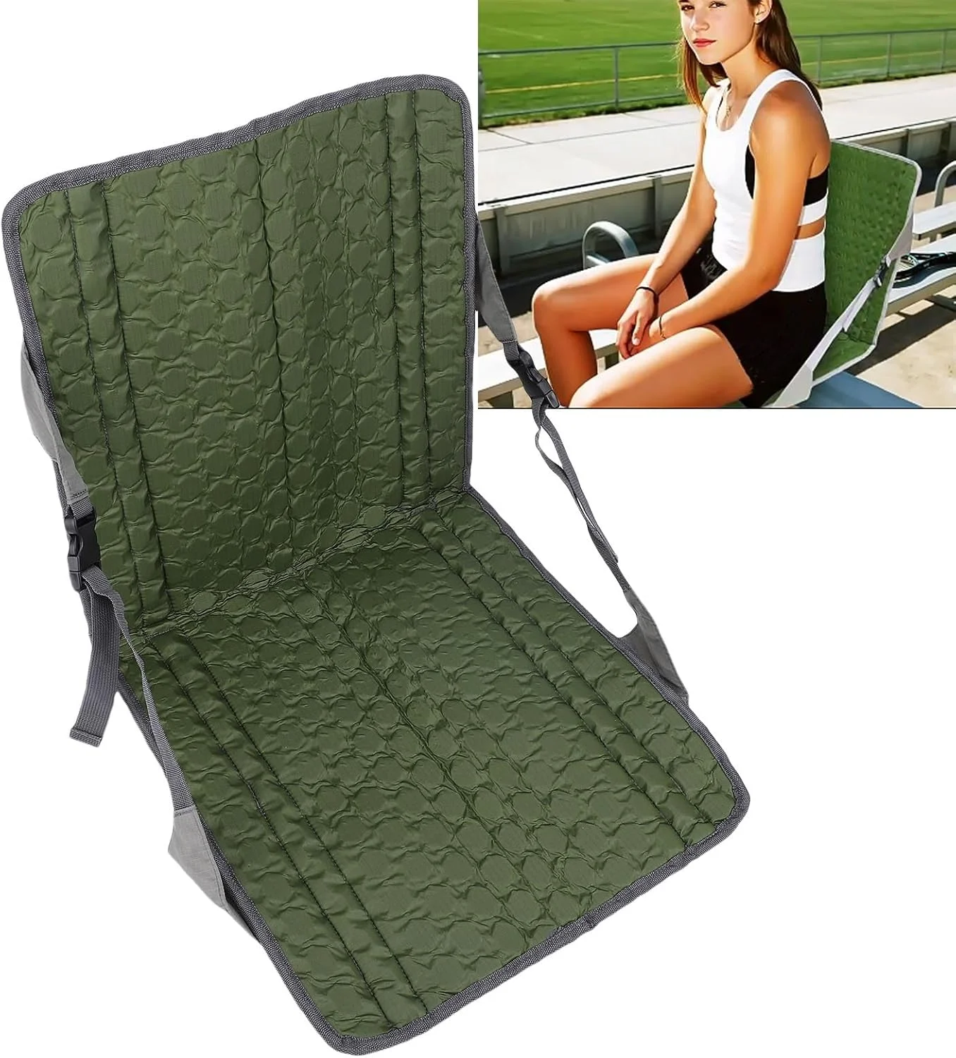 بالشتک صندلی تاشو پلی استر 210D پنبه توخالی EVA قابل حمل برای رویدادهای فضای باز ساحل ماهیگیری بالشتک صندلی تاشو پلی استر 210D پنبه توخالی EVA قابل حمل برای رویدادهای فضای باز ساحل ماهیگیری