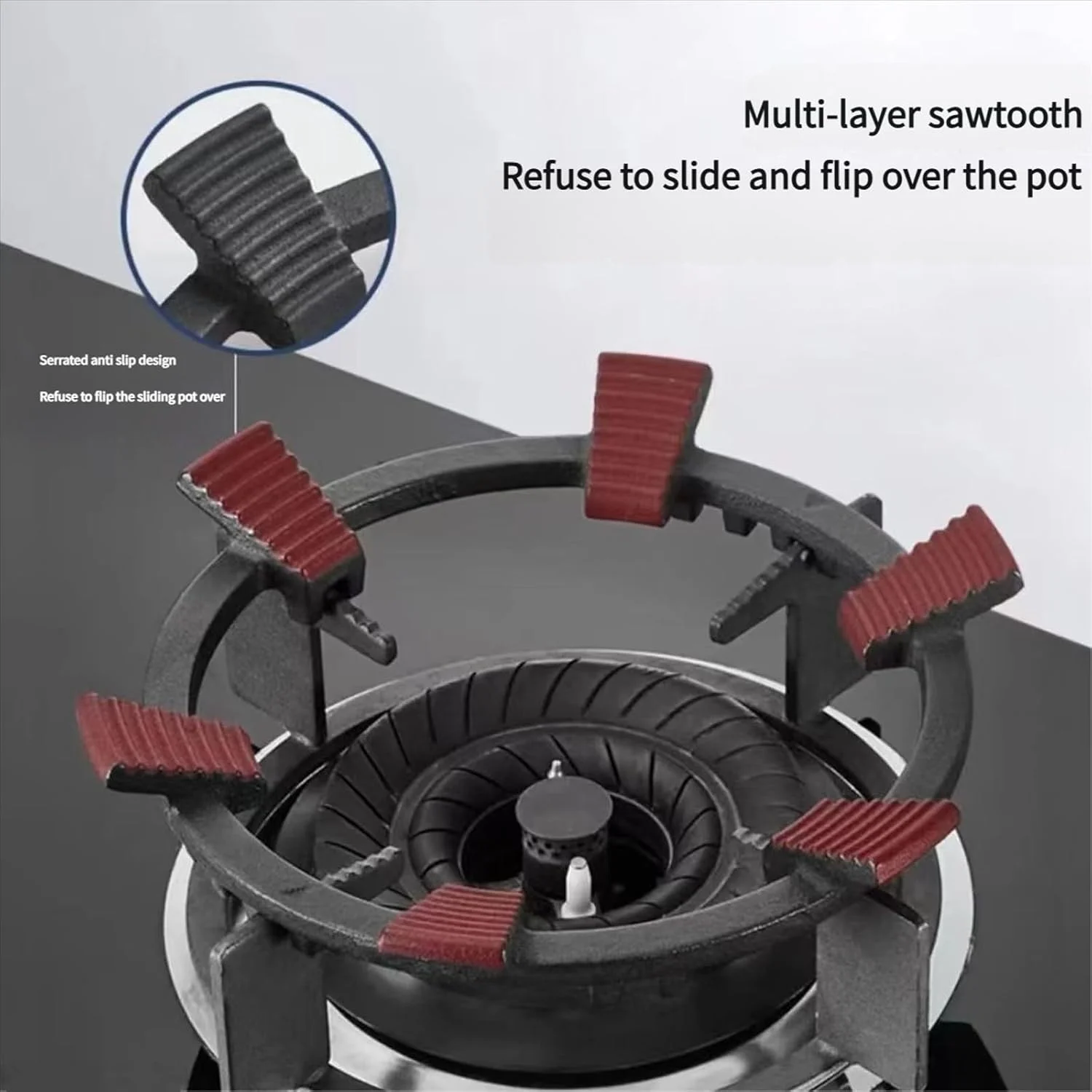 پایه نگهدارنده ووک چدنی ضد لغزش و مقاوم برای اجاق گاز، مناسب رستوران و آشپزخانه منزل پایه نگهدارنده ووک چدنی ضد لغزش و مقاوم برای اجاق گاز، مناسب رستوران و آشپزخانه منزل