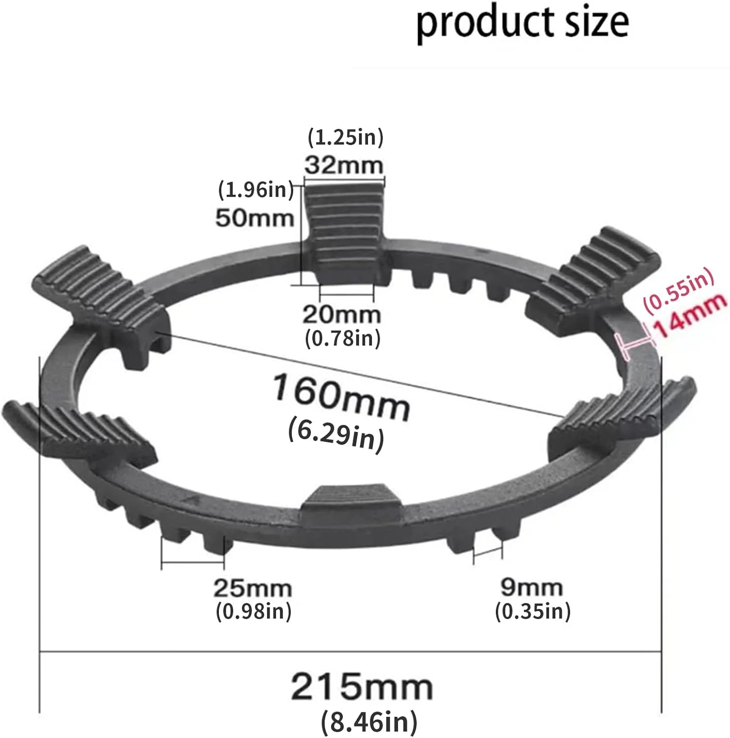 پایه نگهدارنده ووک چدنی ضد لغزش و مقاوم برای اجاق گاز، مناسب رستوران و آشپزخانه منزل پایه نگهدارنده ووک چدنی ضد لغزش و مقاوم برای اجاق گاز، مناسب رستوران و آشپزخانه منزل