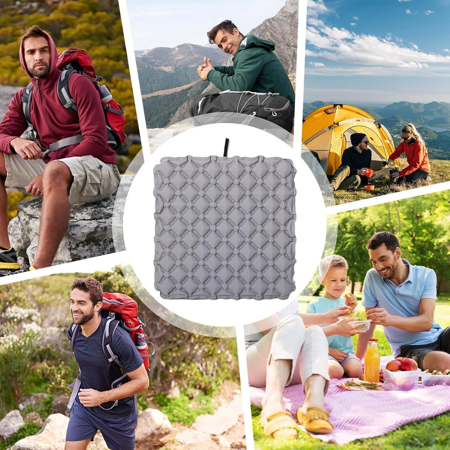 بالشتک صندلی بادی، بالشتک پشتیبانی برای استادیوم، کمپینگ، کامیون، میز، مسافرت، رانندگی، خوابگاه، راننده بالشتک صندلی بادی، بالشتک پشتیبانی برای استادیوم، کمپینگ، کامیون، میز، مسافرت، رانندگی، خوابگاه، راننده