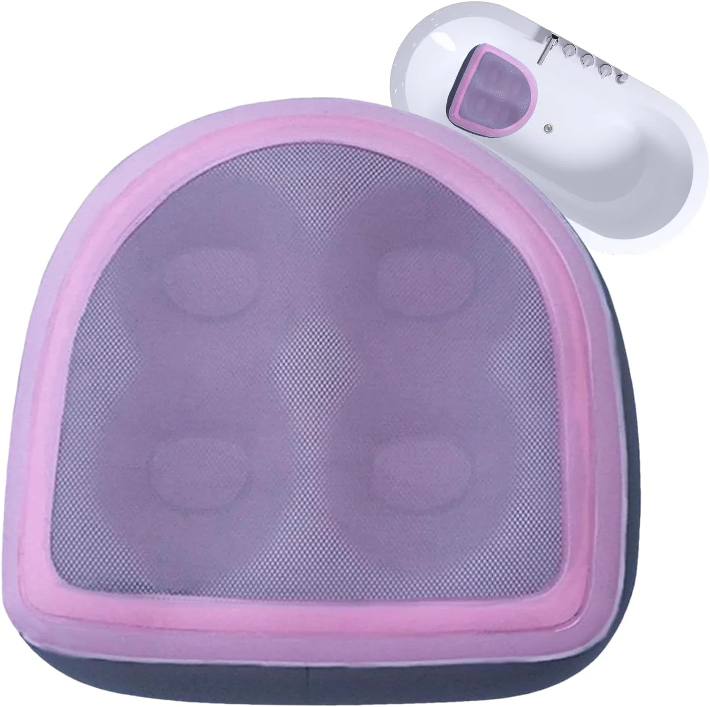 بالشتک بادی صندلی - بالشتک قابل حمل با ته ضد لغزش | بالشتک توری هوا برای کمپینگ، هواپیما، میز کار، خانه، رانندگی، استفاده روزانه در ماشین بالشتک بادی صندلی - بالشتک قابل حمل با ته ضد لغزش | بالشتک توری هوا برای کمپینگ، هواپیما، میز کار، خانه، رانندگی، استفاده روزانه در ماشین