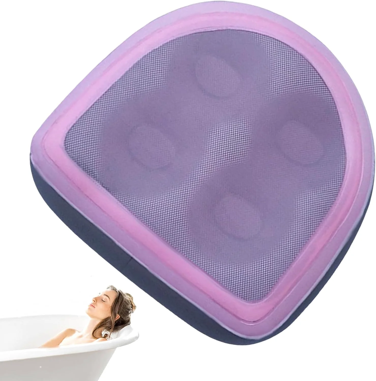 بالشتک بادی صندلی، صندلی طبی غیر لغزنده با زیره غیر لغزنده | بالشتک توری هوا قابل حمل برای هواپیما، محل کار، میز، خانه، ماشین، رانندگی، کمپینگ و استفاده روزانه