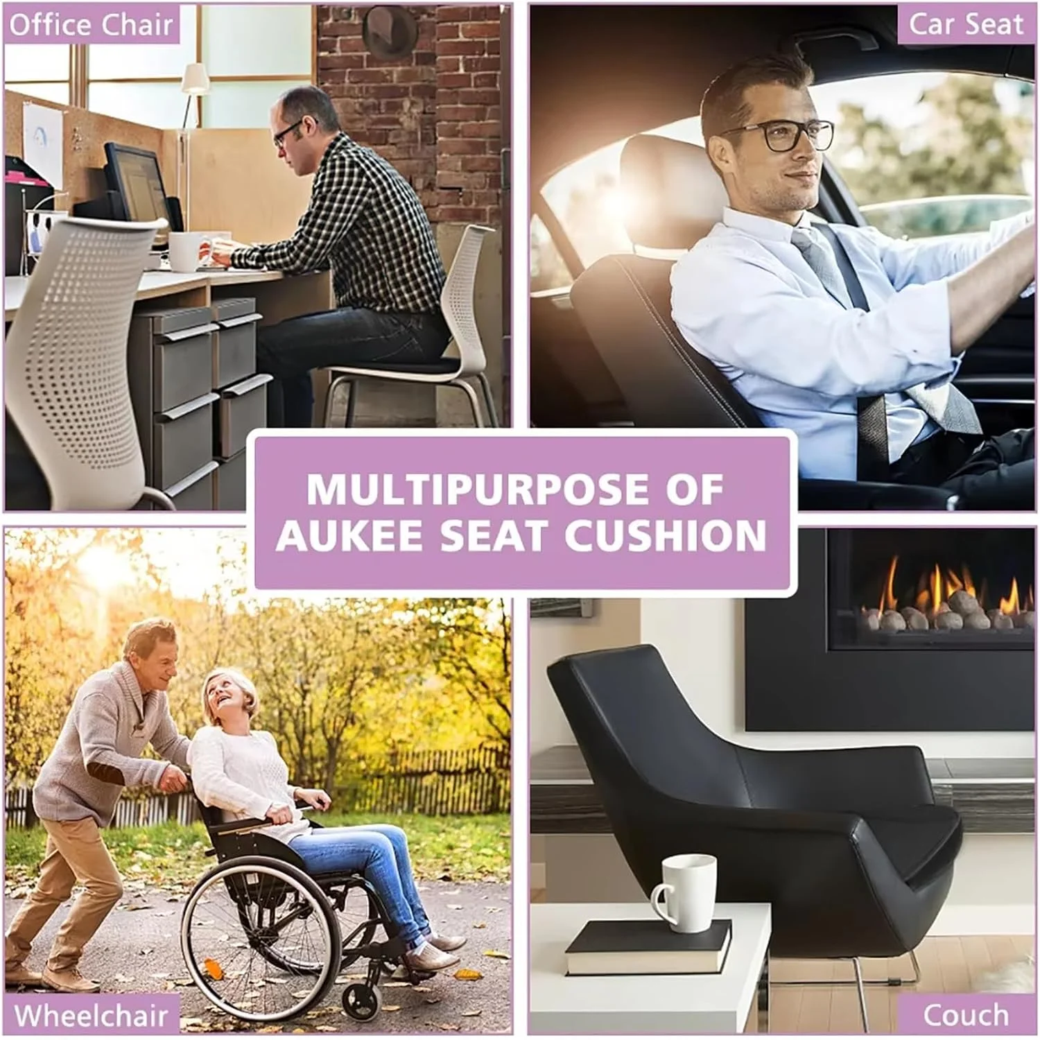 بالشتک صندلی خودرو، پد فوم حافظه دار، بالشتک صندلی اداری و خانگی، سازگار با میتسوبیشی ایرترک RVR L200، 2-خاکستری