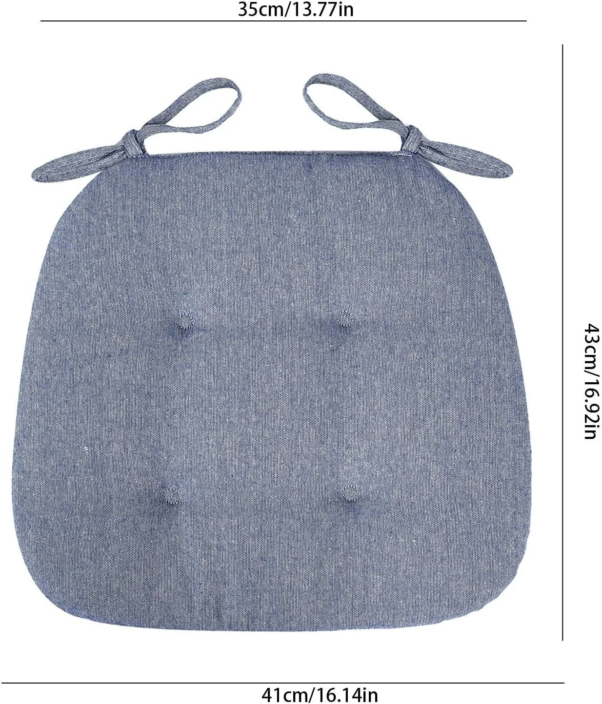 بالشتک صندلی غذاخوری - پدهای صندلی برای صندلی های غذاخوری با بند، پد ارگونومیک ضخیم شده، زیر نشیمن نرم، کوسن صندلی برای بزرگسالان نوجوانان و دانش آموزان بالشتک صندلی غذاخوری - پدهای صندلی برای صندلی های غذاخوری با بند، پد ارگونومیک ضخیم شده، زیر نشیمن نرم، کوسن صندلی برای بزرگسالان نوجوانان و دانش آموزان