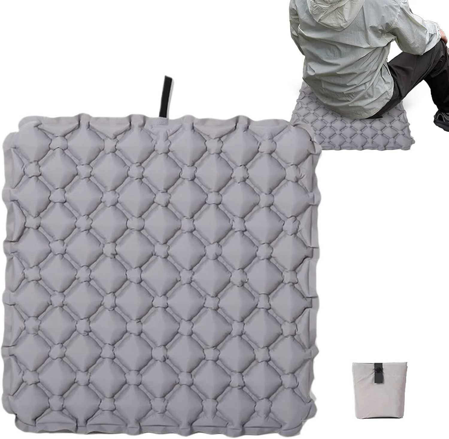 بالشتک صندلی بادی | پد قابل حمل برای استادیوم، رانندگی، کامیون، مسافرت، خوابگاه، محل کار و میز