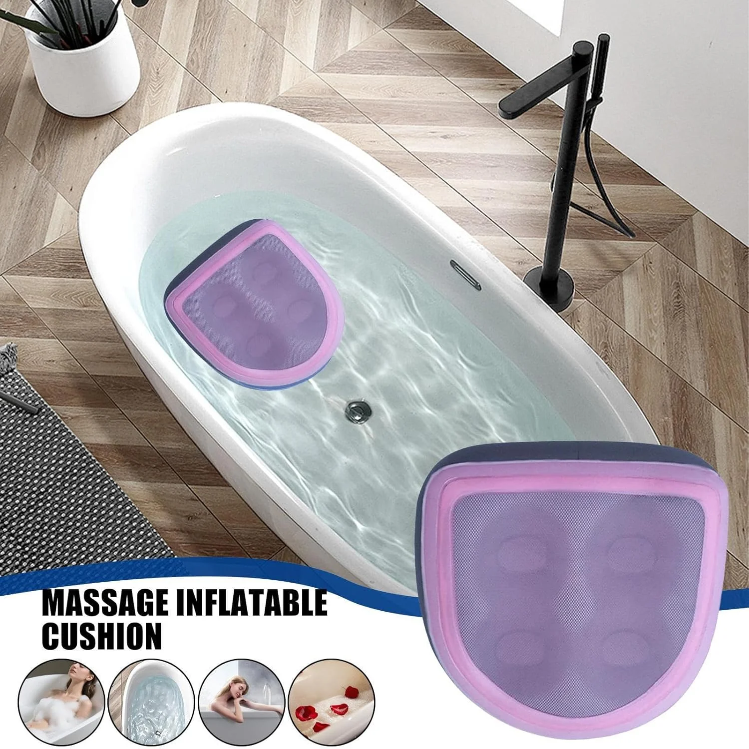 بالشتک صندلی بادی، صندلی های بادی توری سه بعدی با فنجان مکش | بالشتک توری هوای قابل حمل برای میز خانه کمپینگ مسافرت رانندگی هواپیما محل کار روزانه