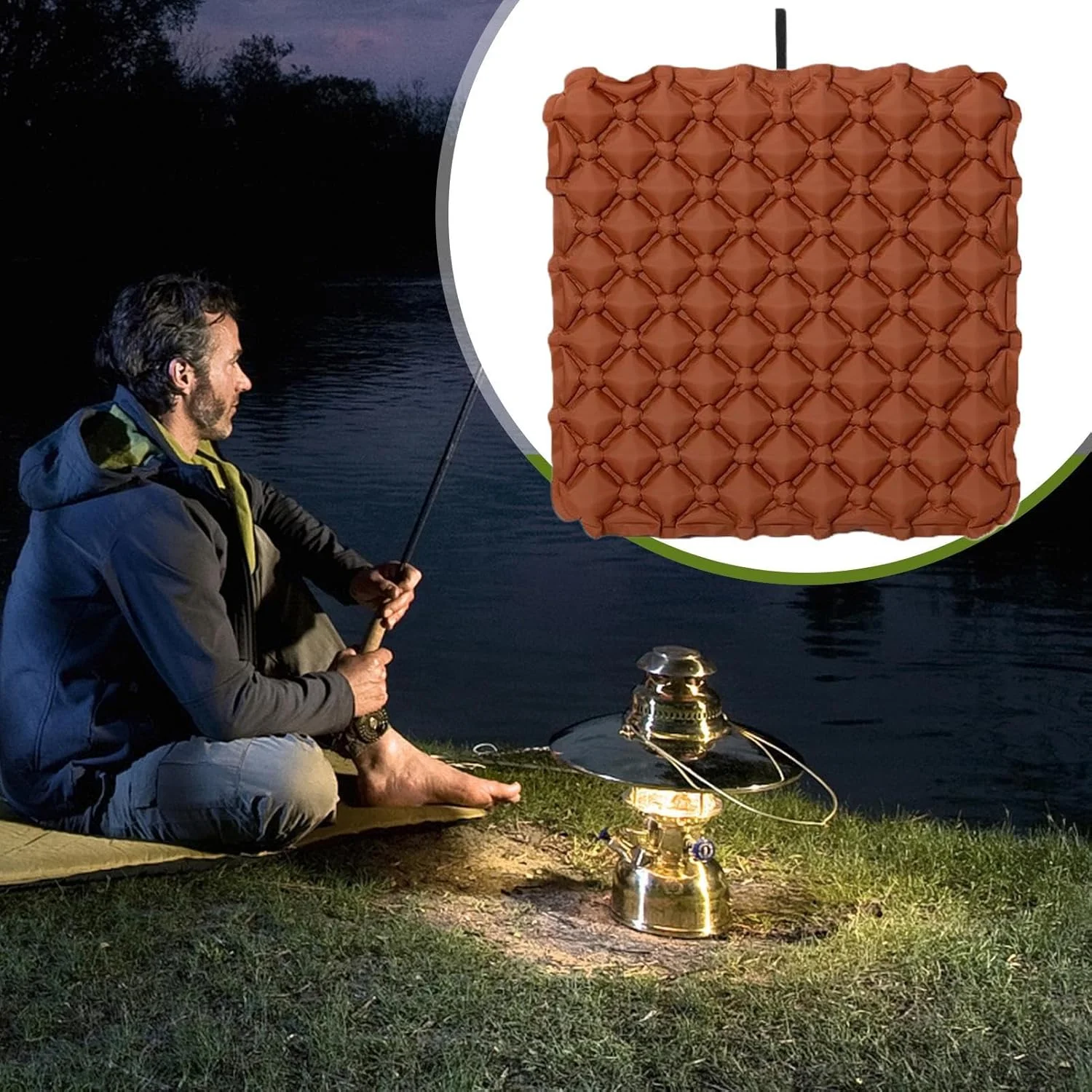 بالشتک بادی مسافرتی - نشیمنگاه بادی، پد قابل حمل برای راحتی در رانندگی، کمپینگ، خوابگاه، میز، راننده و کامیون بالشتک بادی مسافرتی - نشیمنگاه بادی، پد قابل حمل برای راحتی در رانندگی، کمپینگ، خوابگاه، میز، راننده و کامیون