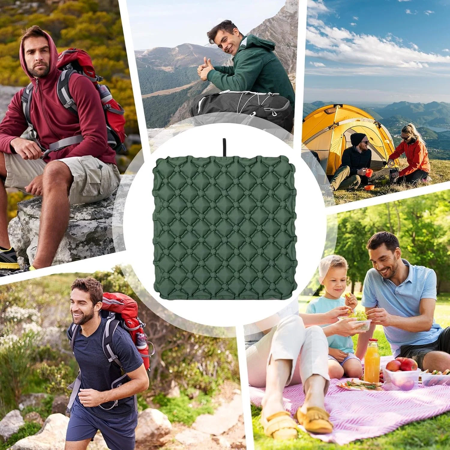 بالشتک صندلی بادی مسافرتی - بالشتک بادی صندلی | پد قابل حمل برای استادیوم، رانندگی، کامیون، مسافرت، راننده، خوابگاه، محل کار، میز بالشتک صندلی بادی مسافرتی - بالشتک بادی صندلی | پد قابل حمل برای استادیوم، رانندگی، کامیون، مسافرت، راننده، خوابگاه، محل کار، میز