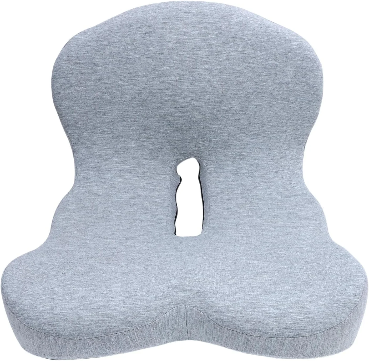 بالشتک صندلی سوراندی با پشتیبانی کمری، بالشتک‌های خودرو برای نشستن و رانندگی طولانی مدت، صندلی اداری ارگونومیک با فوم حافظه‌دار برای کمر، سیاتیک، دنبالچه و تسکین درد استخوان دنبالچه