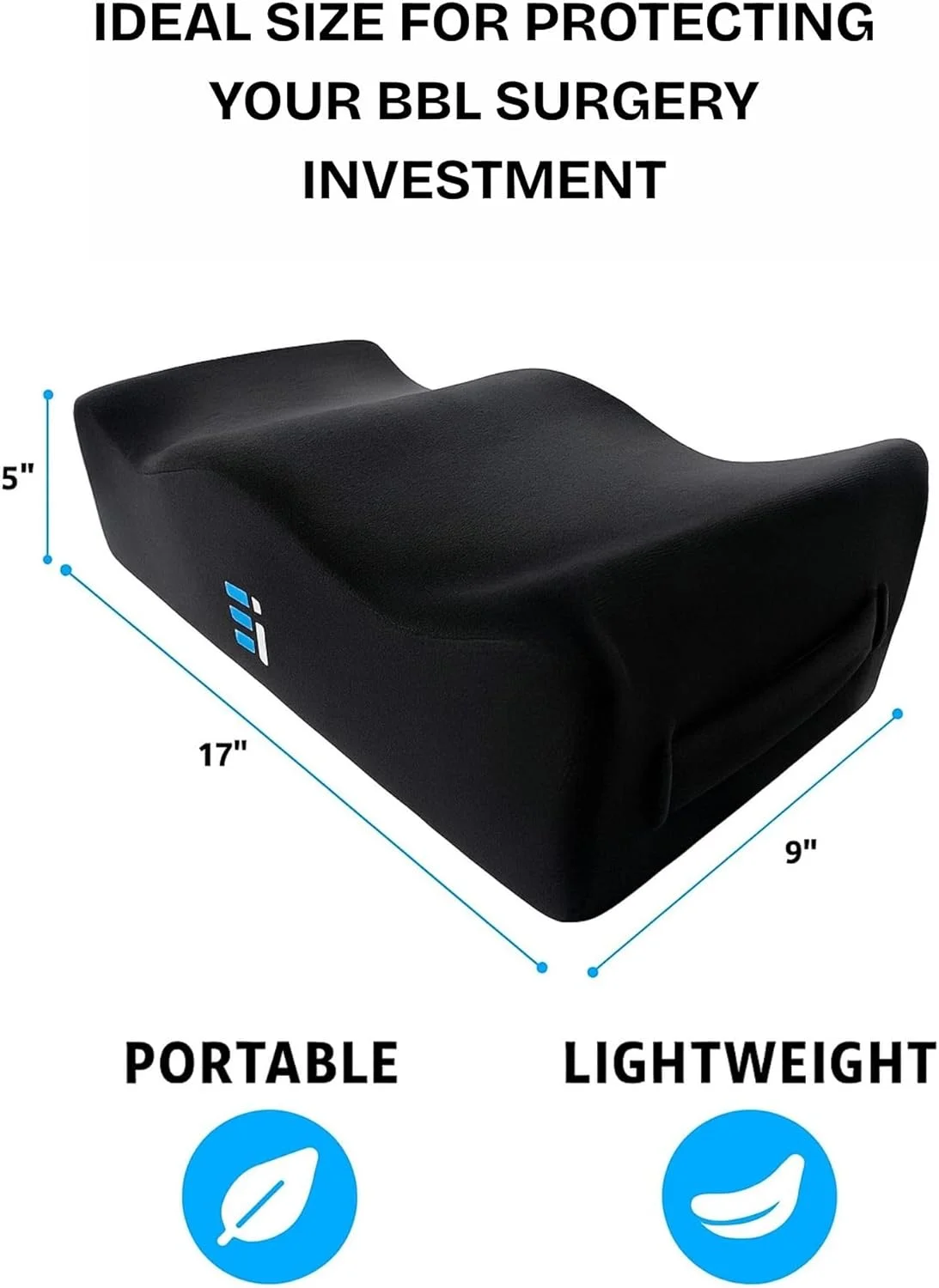بالش طبی بعد از عمل جراحی برای باسن - نشستن راحت تر بعد از عمل لیفت باسن برزیلی - بالش باسن برای دوران نقاهت بعد از جراحی - تحمل وزن تا 108 کیلوگرم