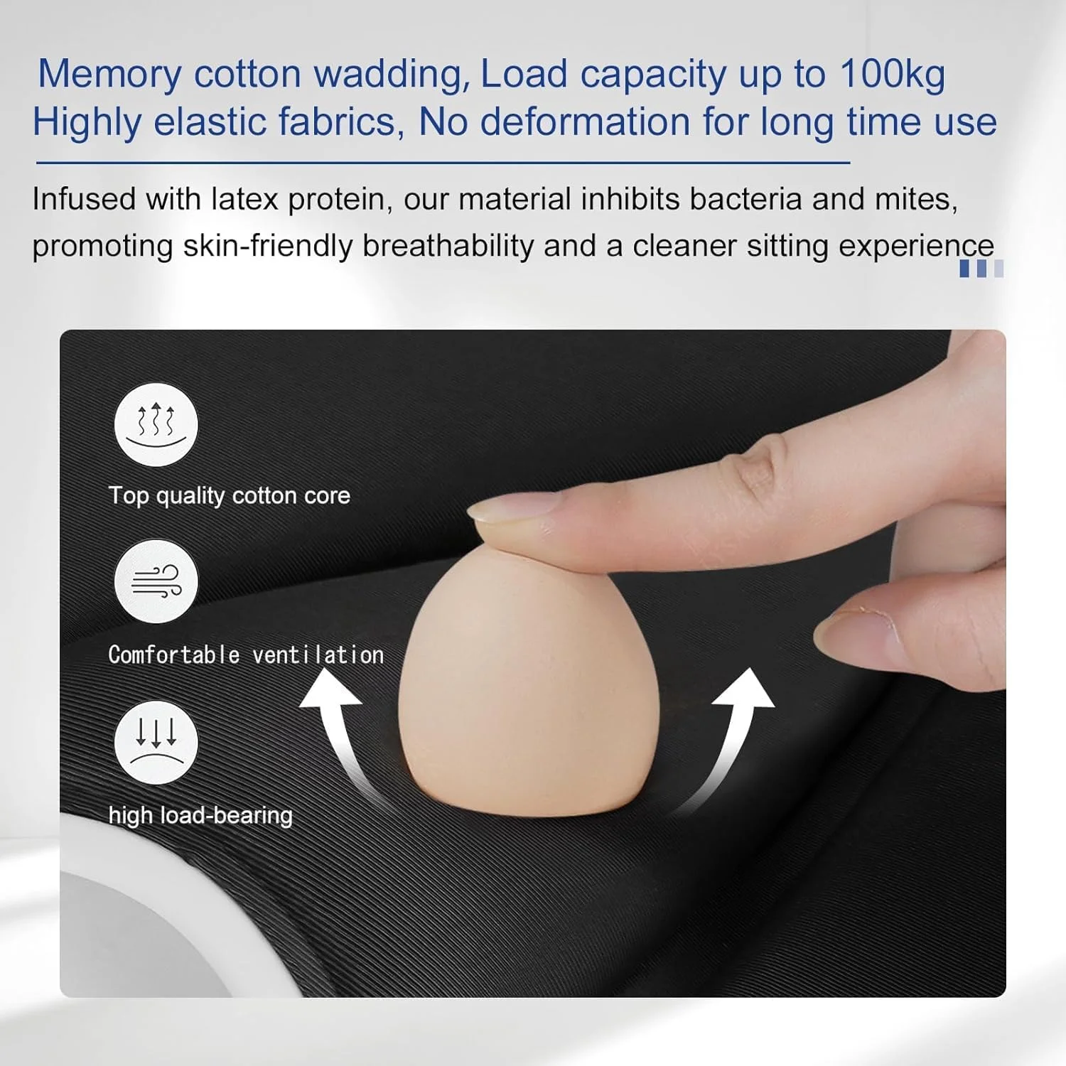 پشتیبانی ارگونومیک کمر برای صندلی اداری به همراه بالش کمری، اصلاح کننده وضعیت بدن برای صندلی های میز، کوسن صندلی فوم حافظه دار راحت برای تسکین درد کمر، بژ (مشکی-03، کوچک)