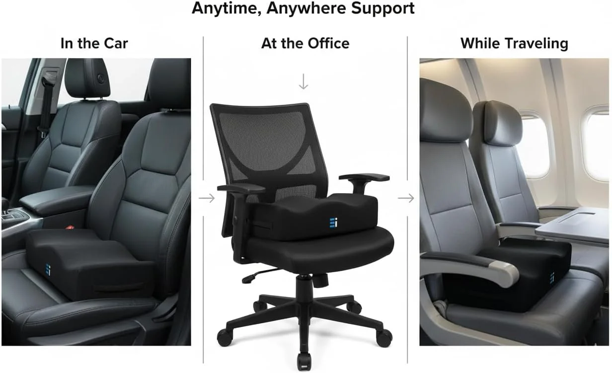 بالش طبی بعد از عمل جراحی برای باسن - نشستن راحت تر بعد از عمل لیفت باسن برزیلی - بالش باسن برای دوران نقاهت بعد از جراحی - تحمل وزن تا 108 کیلوگرم