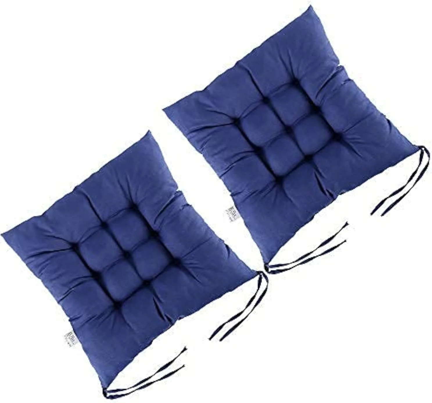 بسته 2 عددی بالشتک صندلی، کوسن صندلی ممتاز، بالشتک نرم صندلی مبل برای صندلی ناهار خوری، فضای باز باغ، دفتر، اتاق نشیمن 38 x 38 سانتی متر