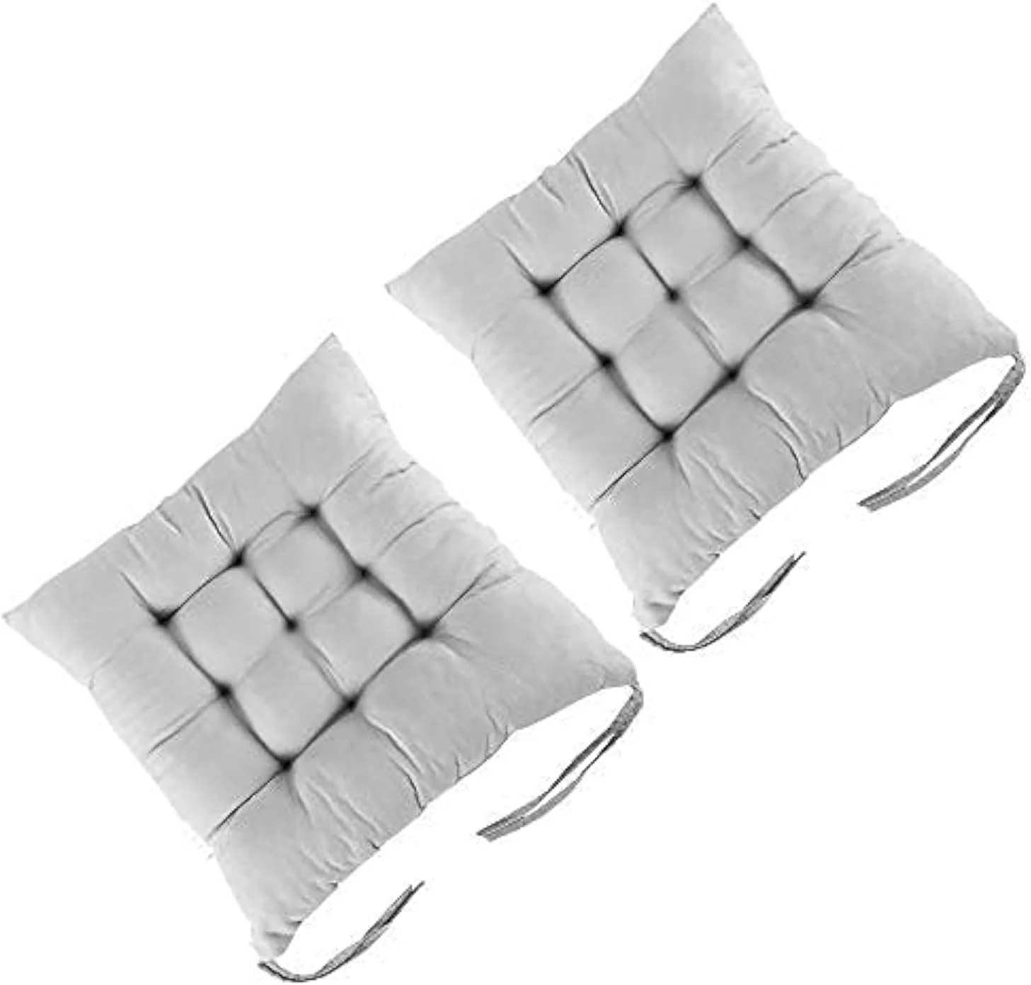 ست 2 عددی بالشتک صندلی، کوسن صندلی نرم و با کیفیت برای صندلی ناهارخوری، فضای باز، باغ، اداره، اتاق نشیمن، 38 در 38 سانتی متر