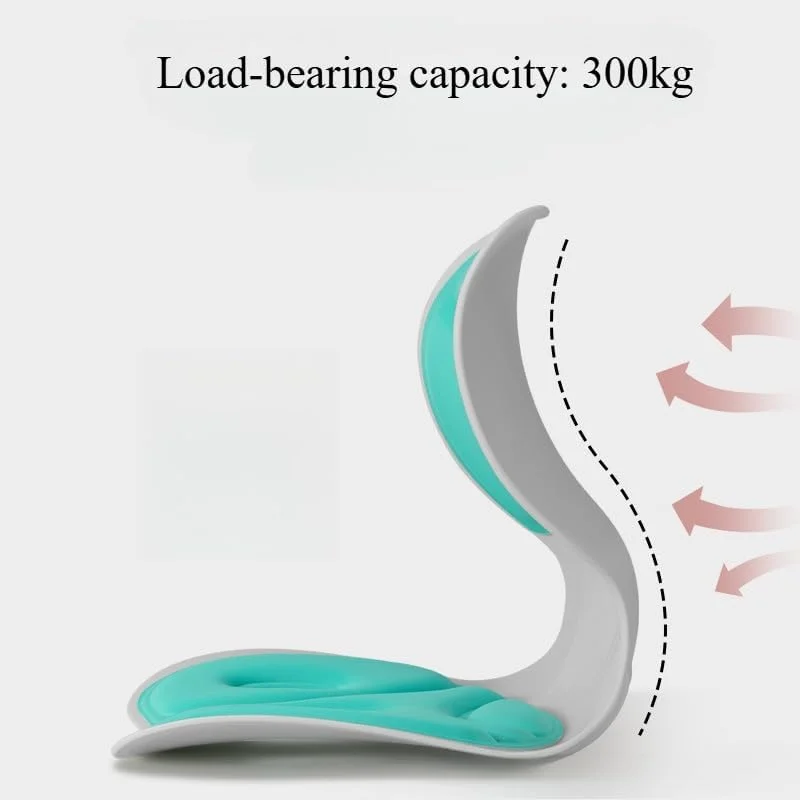 بالشتک صندلی اصلاح کننده وضعیت بدن، بالشتک پشتیبانی ستون فقرات برای صندلی اداری، نشستن طولانی مدت خسته کننده نیست، 30*35.5*32 سانتی متر (خاکستری)