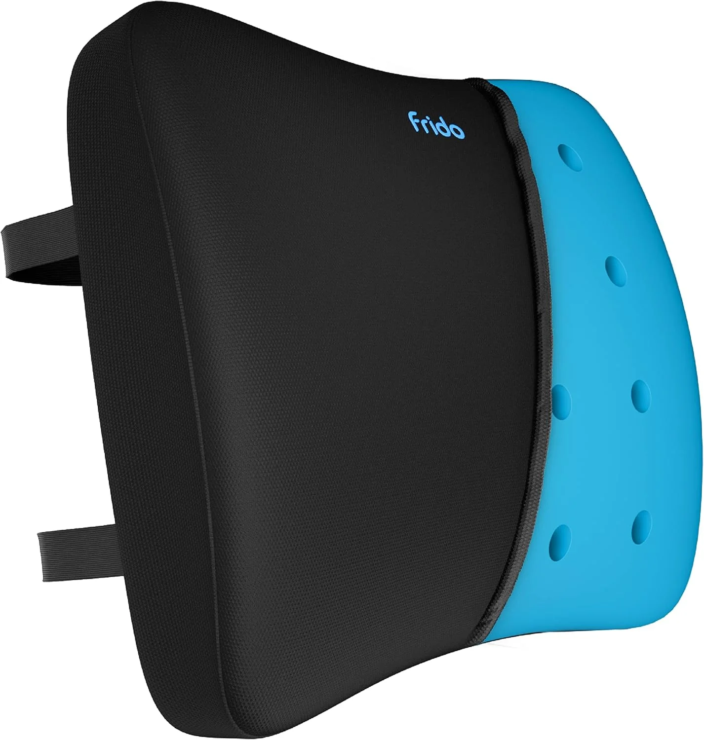 بالشتک پشتی کمری فریدوم، کوسن صندلی اداری، بهبود دهنده وضعیت بدنی، فوم حافظه دار تزریق شده با ژل، دارای تهویه هوا، بندهای دوتایی قابل تنظیم (مشکی) بالشتک پشتی کمری فریدوم، کوسن صندلی اداری، بهبود دهنده وضعیت بدنی، فوم حافظه دار تزریق شده با ژل، دارای تهویه هوا، بندهای دوتایی قابل تنظیم (مشکی)