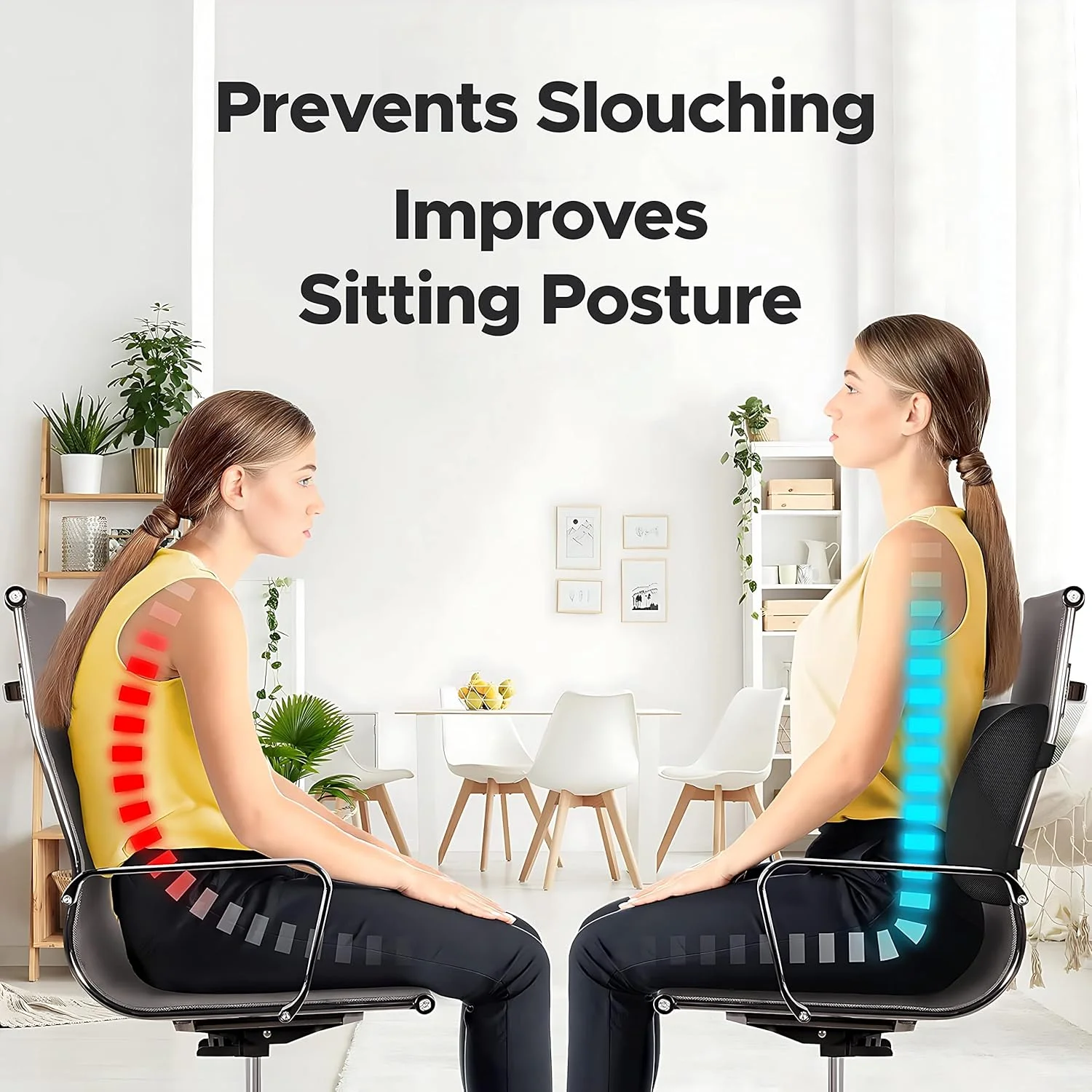 بالشتک پشتی کمری فریدوم، کوسن صندلی اداری، بهبود دهنده وضعیت بدنی، فوم حافظه دار تزریق شده با ژل، دارای تهویه هوا، بندهای دوتایی قابل تنظیم (مشکی) بالشتک پشتی کمری فریدوم، کوسن صندلی اداری، بهبود دهنده وضعیت بدنی، فوم حافظه دار تزریق شده با ژل، دارای تهویه هوا، بندهای دوتایی قابل تنظیم (مشکی)