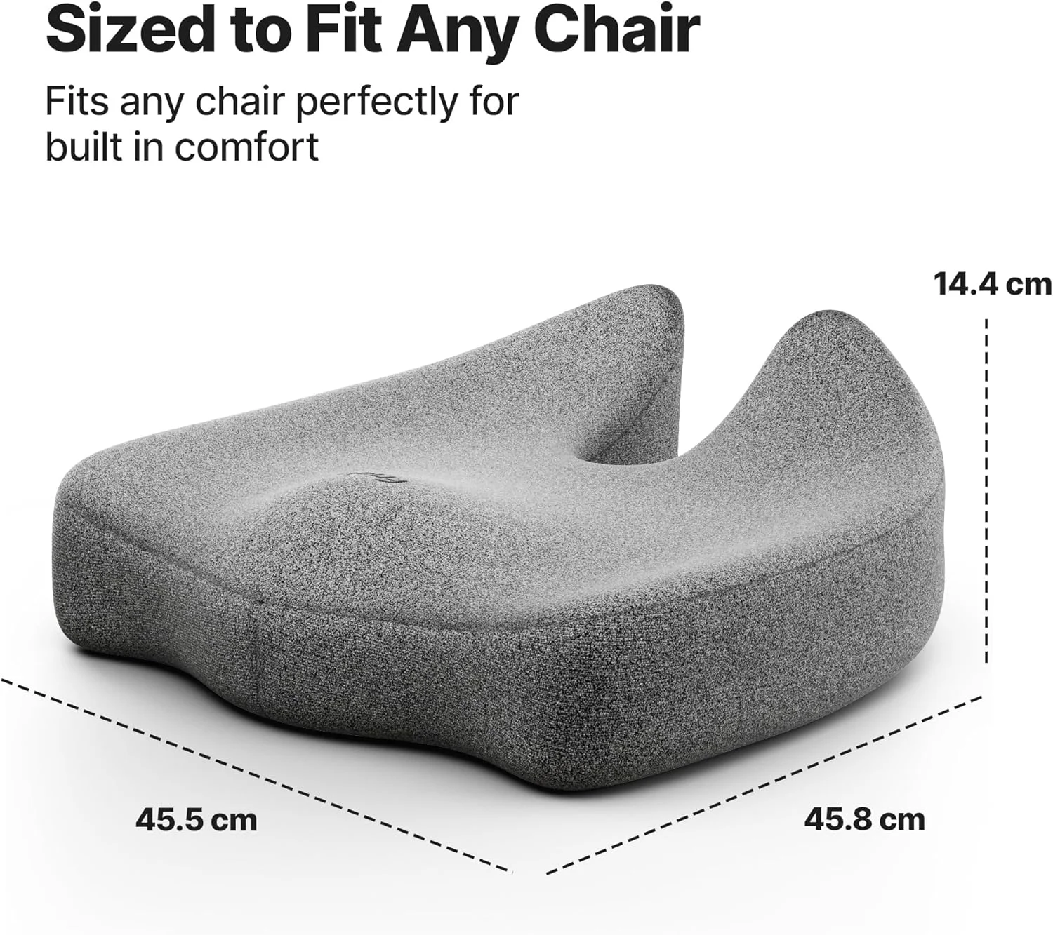 بالشتک صندلی حرفه ای فریدومناسب برای باسن | دنبالچه | درد سیاتیک | طراحی ارگونومیک فوم با چگالی بالا | بالشتک کانتوری برای صندلی های اداری/خانگی | تا 100 کیلوگرم بالشتک صندلی حرفه ای فریدومناسب برای باسن | دنبالچه | درد سیاتیک | طراحی ارگونومیک فوم با چگالی بالا | بالشتک کانتوری برای صندلی های اداری/خانگی | تا 100 کیلوگرم