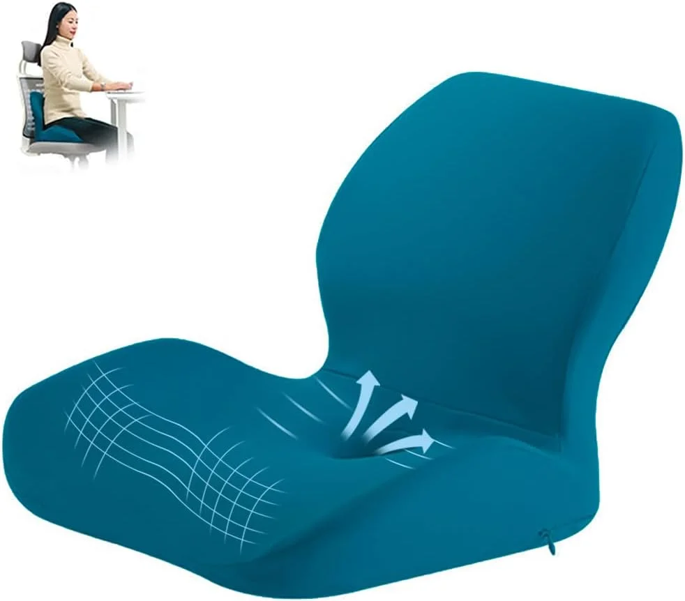 ست کوسن صندلی و پشتی طبی گلوکلاز، فوم حافظه دار، ارگونومیک، مناسب برای صندلی اداری، خودرو، کامیون، تسکین درد کمر، دنبالچه و سیاتیک (سبز) ست کوسن صندلی و پشتی طبی گلوکلاز، فوم حافظه دار، ارگونومیک، مناسب برای صندلی اداری، خودرو، کامیون، تسکین درد کمر، دنبالچه و سیاتیک (سبز)