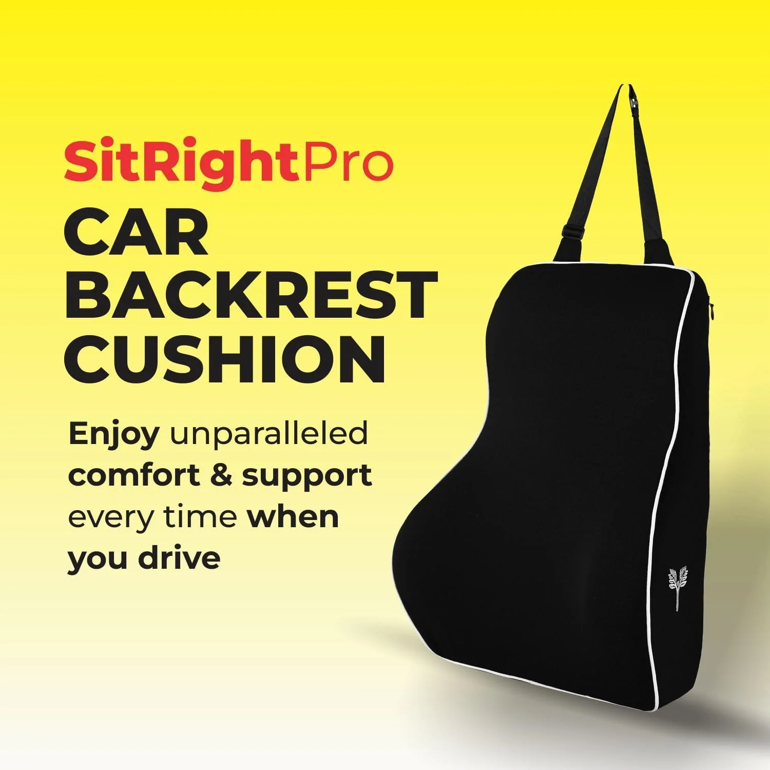 تکیه گاه طبی صندلی خودرو گرین هلث مدل SitRight Pro، فوم حافظه دار، پشتیبانی کامل از کمر، کوسن پشتی صندلی خودرو برای صندلی اداری تکیه گاه طبی صندلی خودرو گرین هلث مدل SitRight Pro، فوم حافظه دار، پشتیبانی کامل از کمر، کوسن پشتی صندلی خودرو برای صندلی اداری